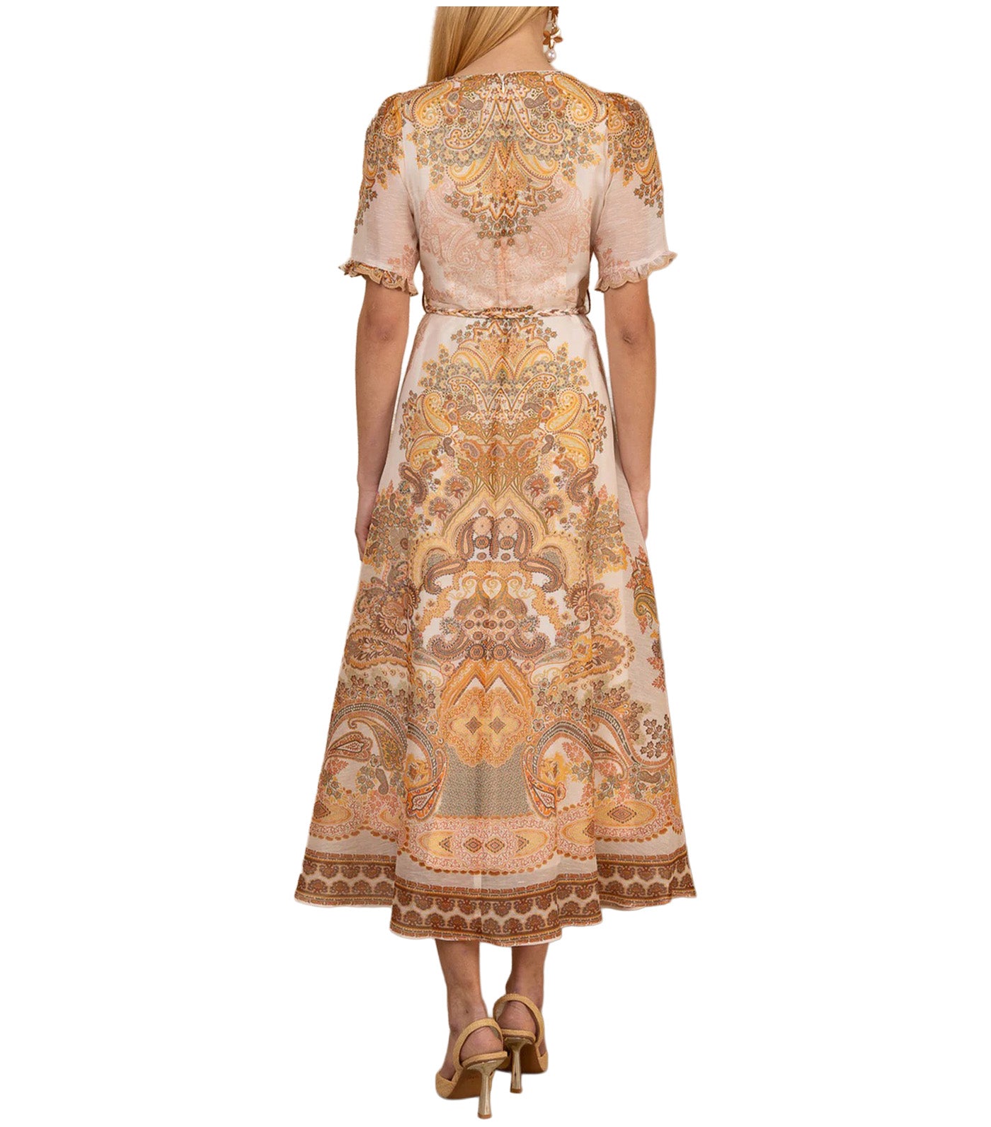 Micah Organza Maxi Dress Ivory