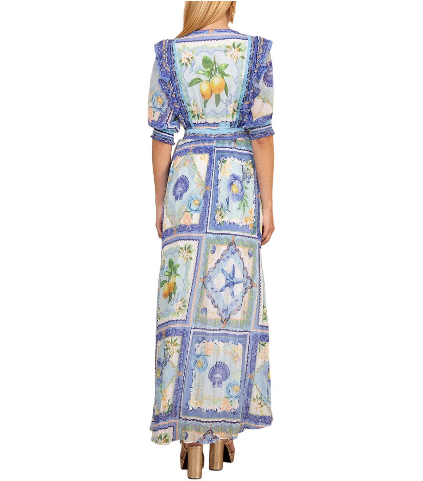 Lovisa Chiffon Dress Blue