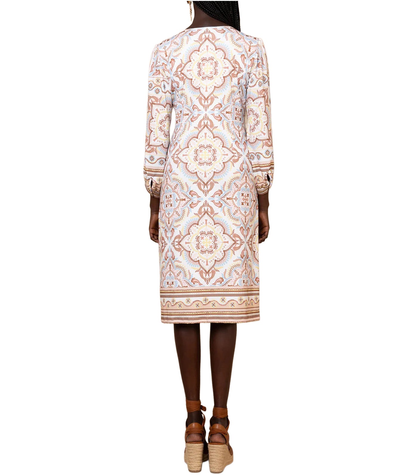 Miller Jersey Midi Dress Ivory