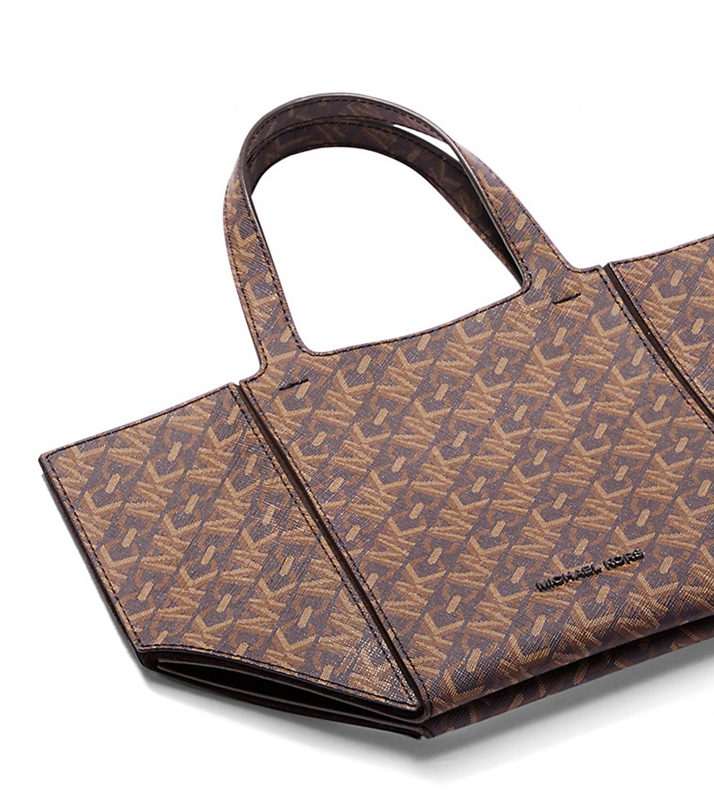 Jordi Small Empire Signature Logo Tote Bag Brown