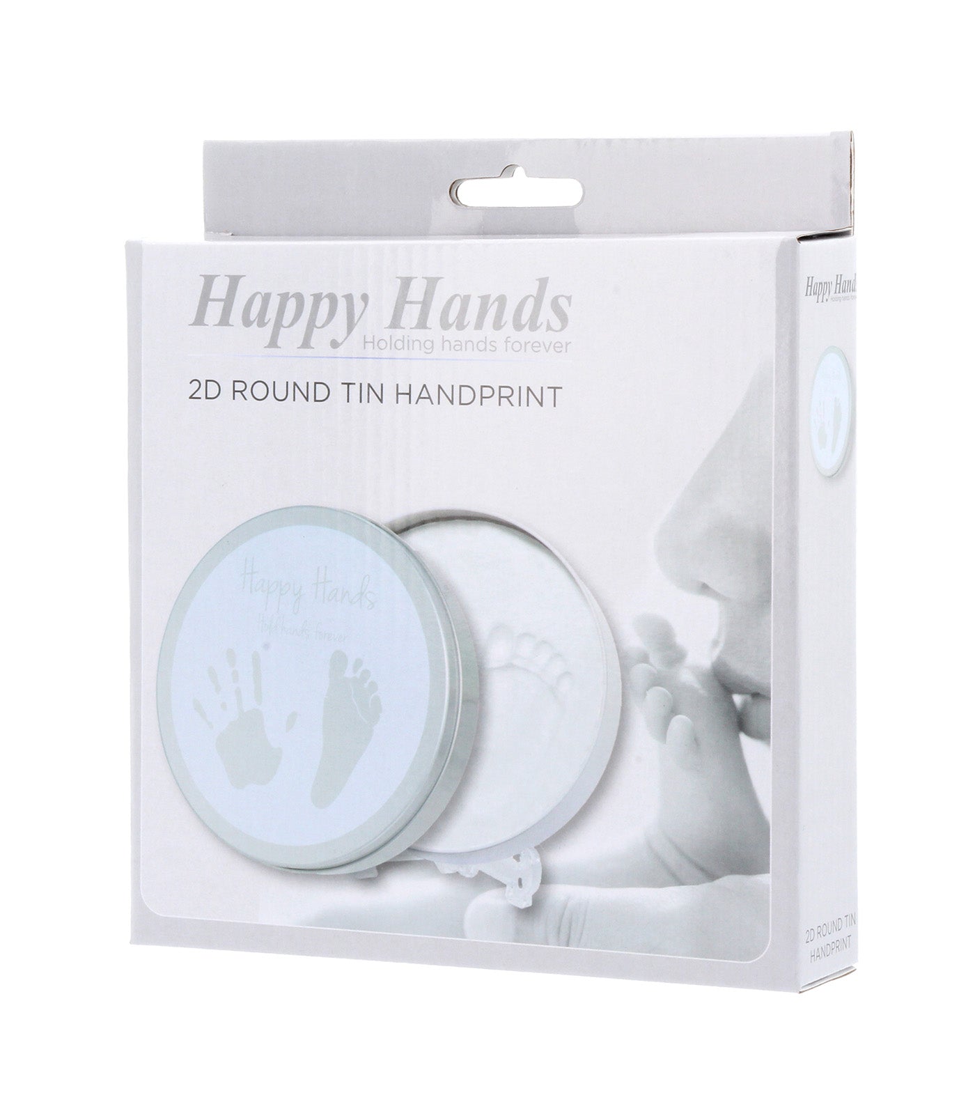 Happy Hands 2D Round Shape Tin