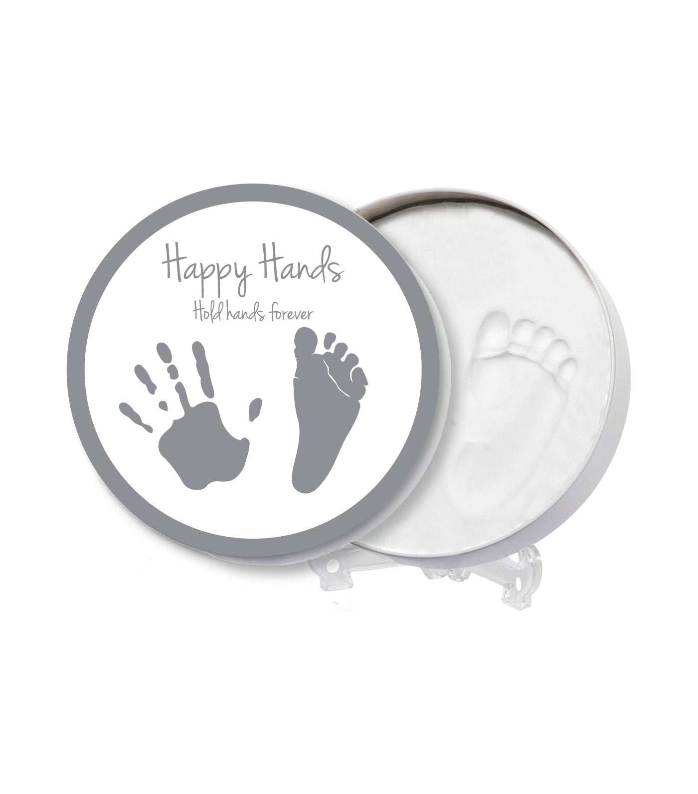 Happy Hands 2D Round Shape Tin