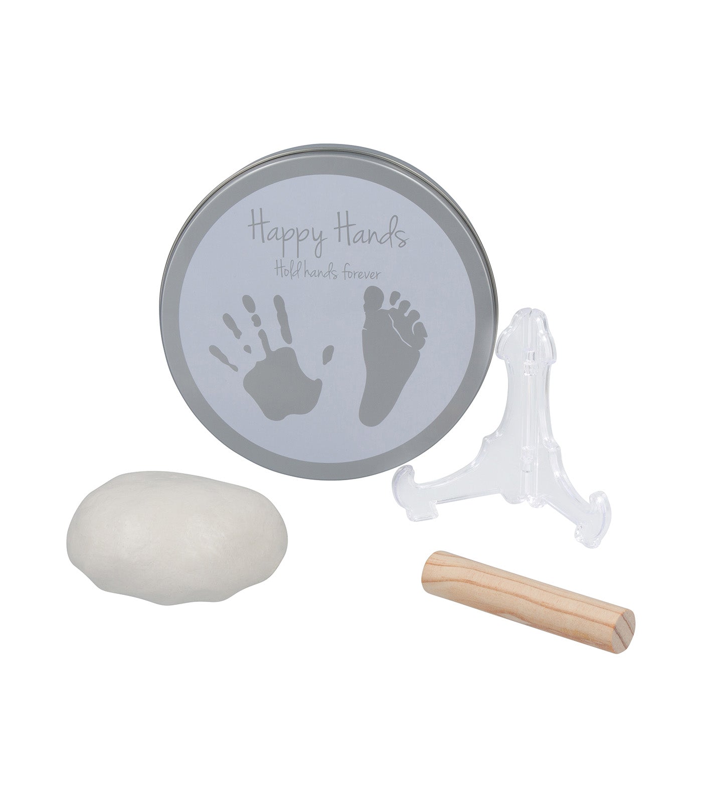 Happy Hands 2D Round Shape Tin