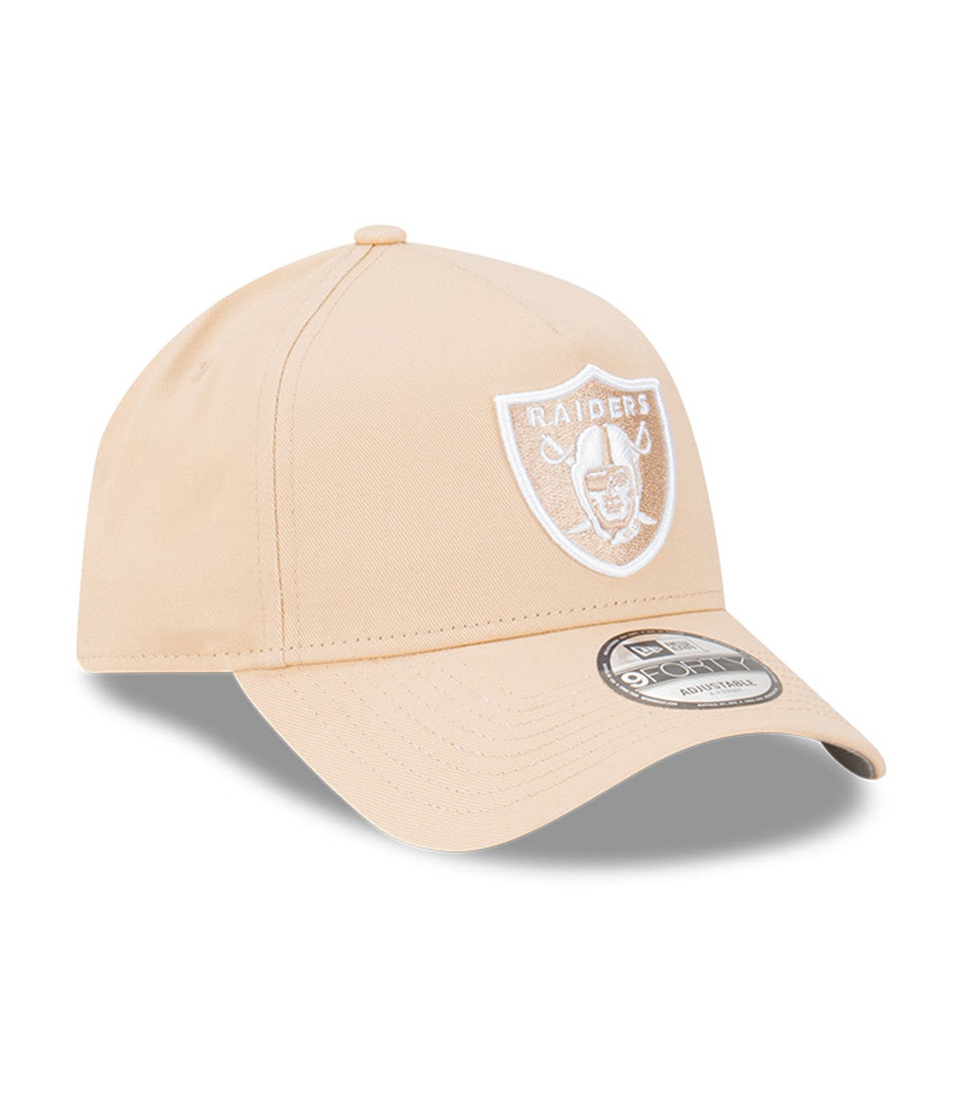 Las Vegas Raiders NFL 9FORTY A-Frame Snapback Cap Oatmilk