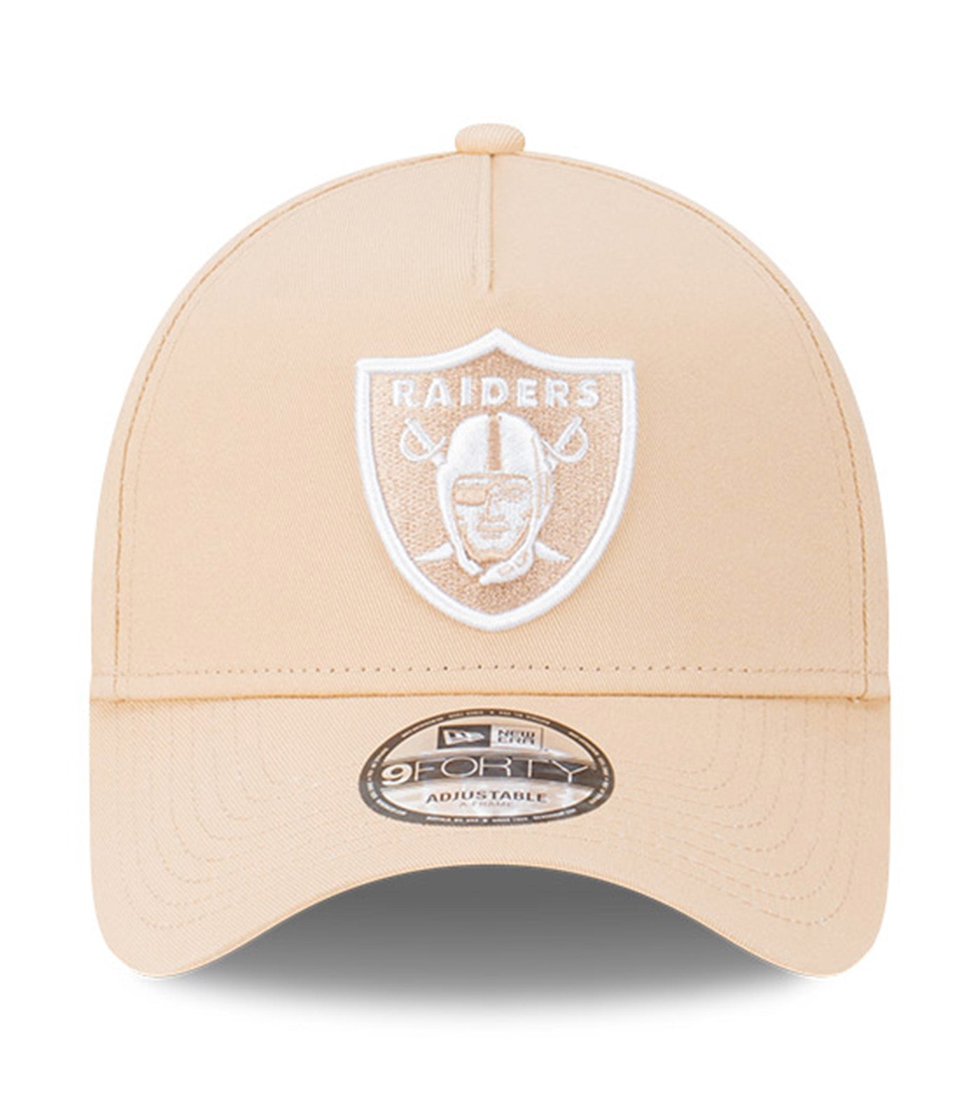Las Vegas Raiders NFL 9FORTY A-Frame Snapback Cap Oatmilk