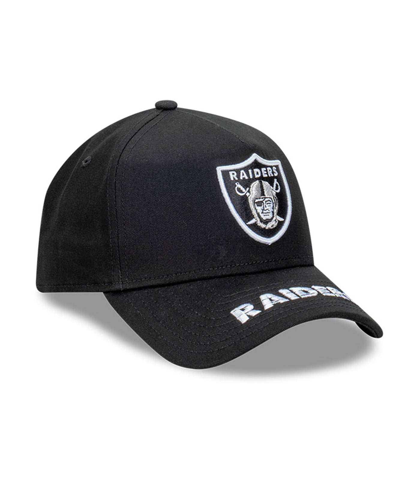 9FORTY A-Frame Las Vegas Raiders Team Visor Hit Black