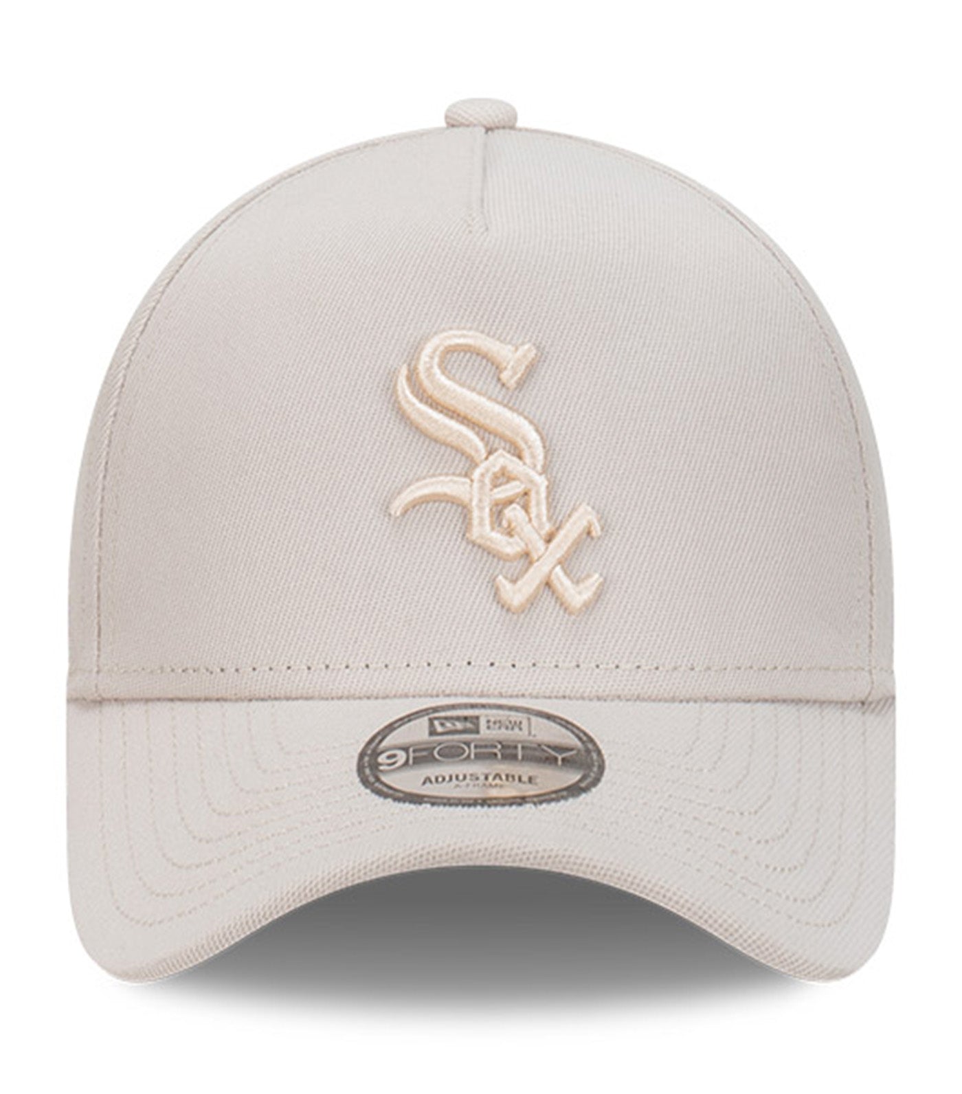 Chicago White Sox MLB Repreve 9FORTY A-Frame Snapback Cap Stone Ivory