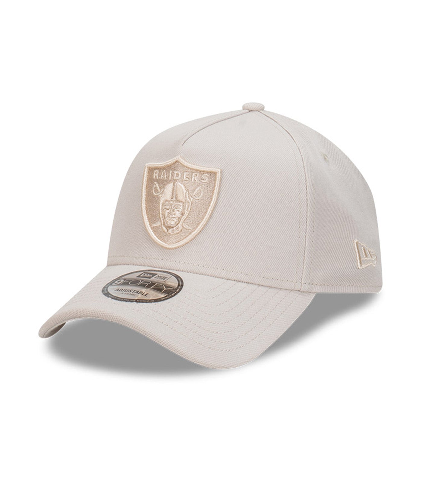 Las Vegas Raiders NFL Repreve 9FORTY A-Frame Snapback Cap Stone Ivory