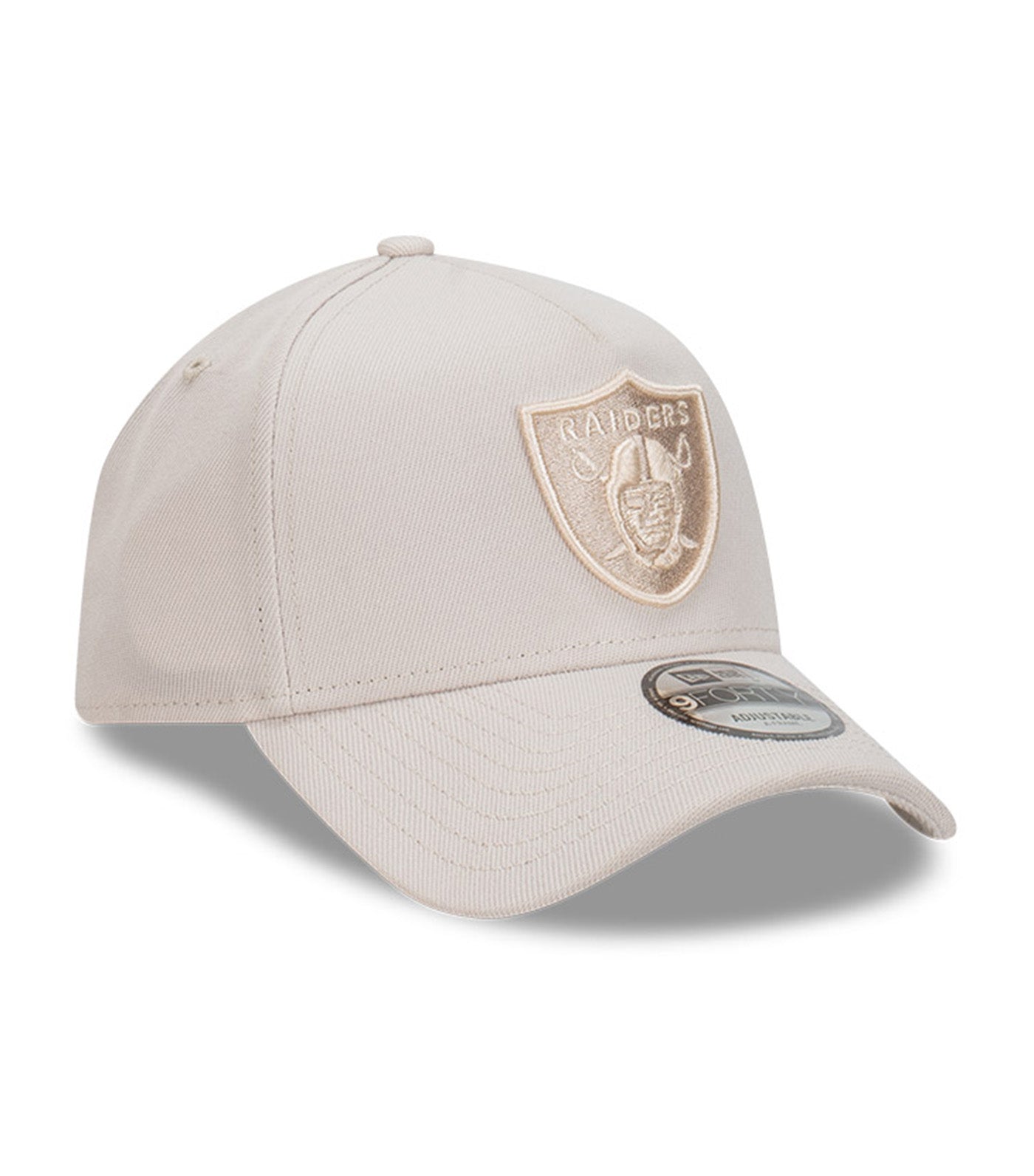 Las Vegas Raiders NFL Repreve 9FORTY A-Frame Snapback Cap Stone Ivory