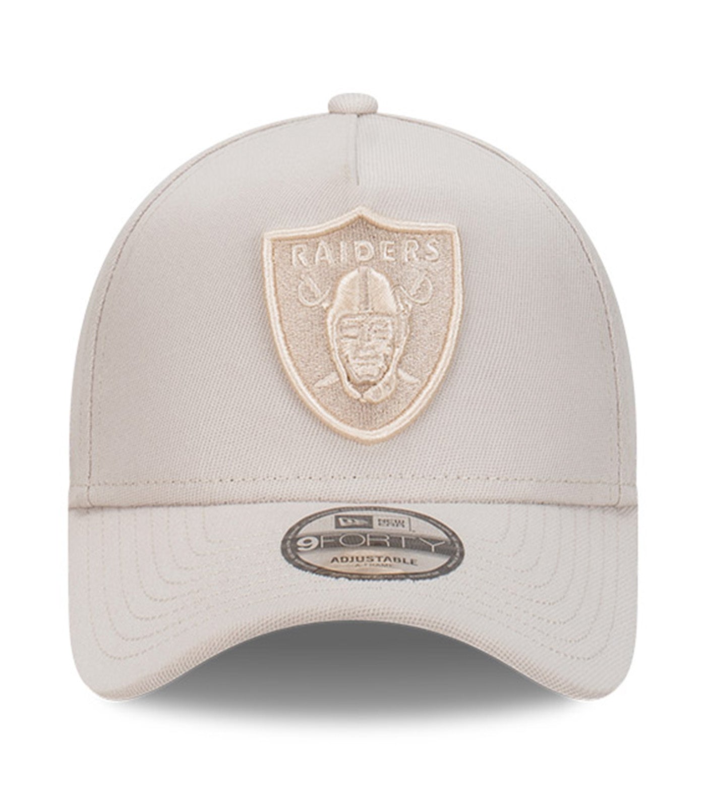Las Vegas Raiders NFL Repreve 9FORTY A-Frame Snapback Cap Stone Ivory