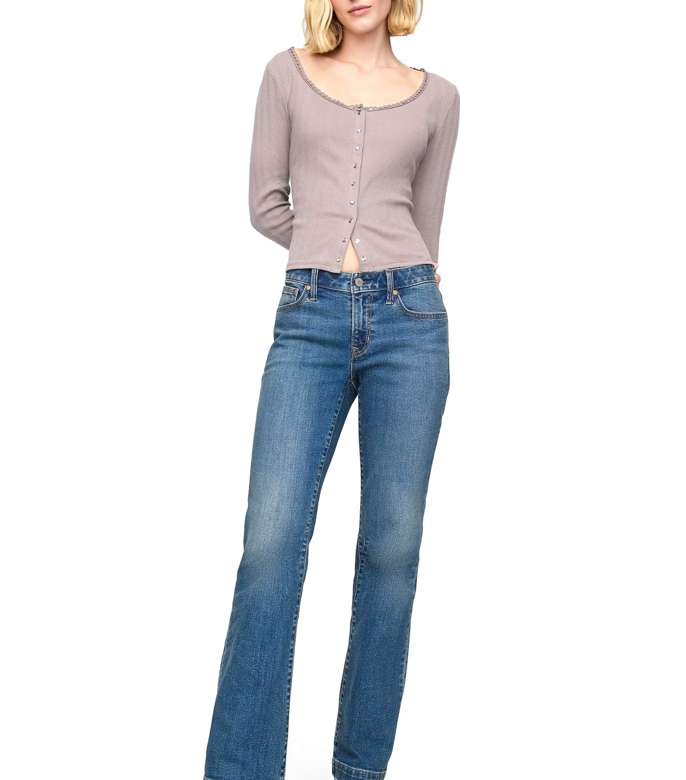 Low Rise Long & Lean Jeans