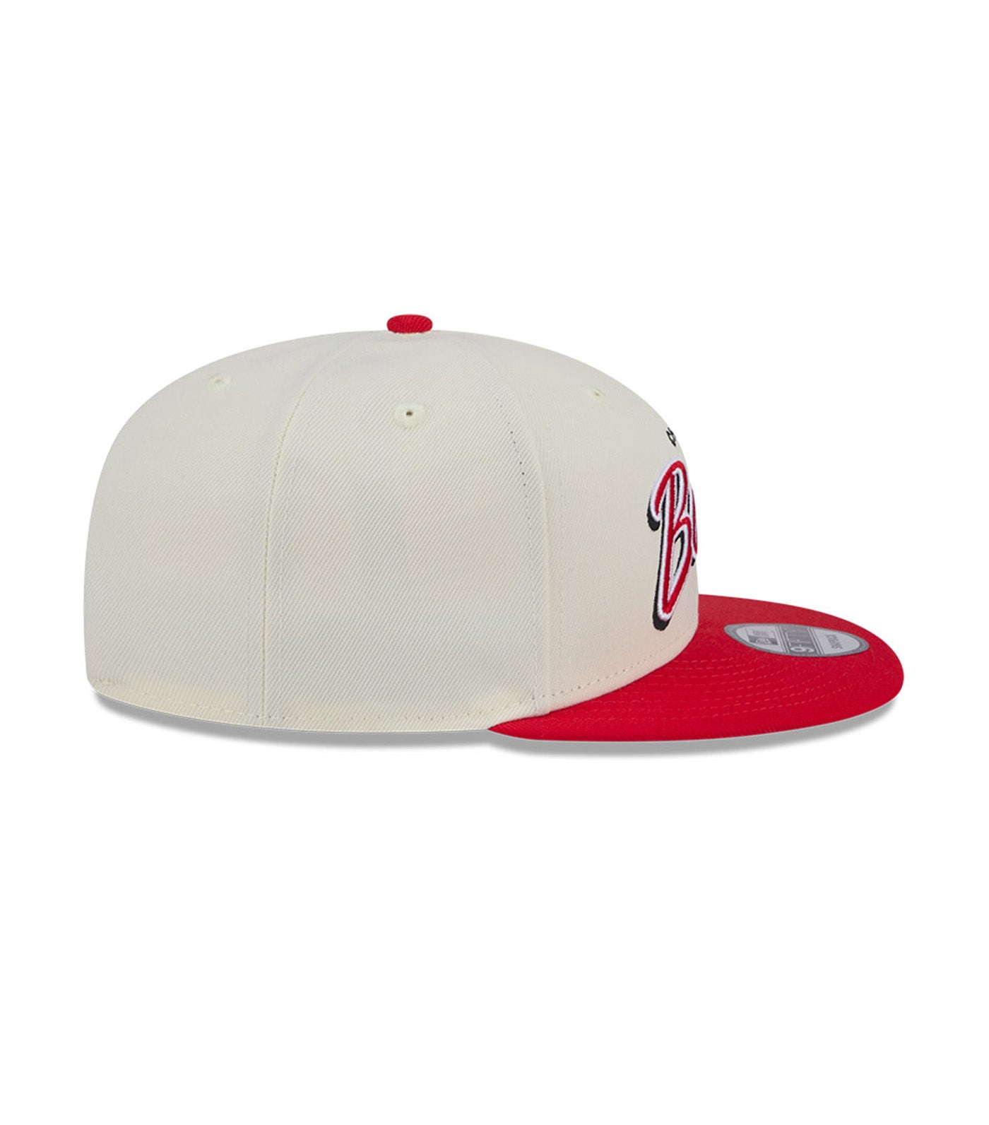 9FIFTY Chicago Bulls Script NBA Snapback Cap Chrome White