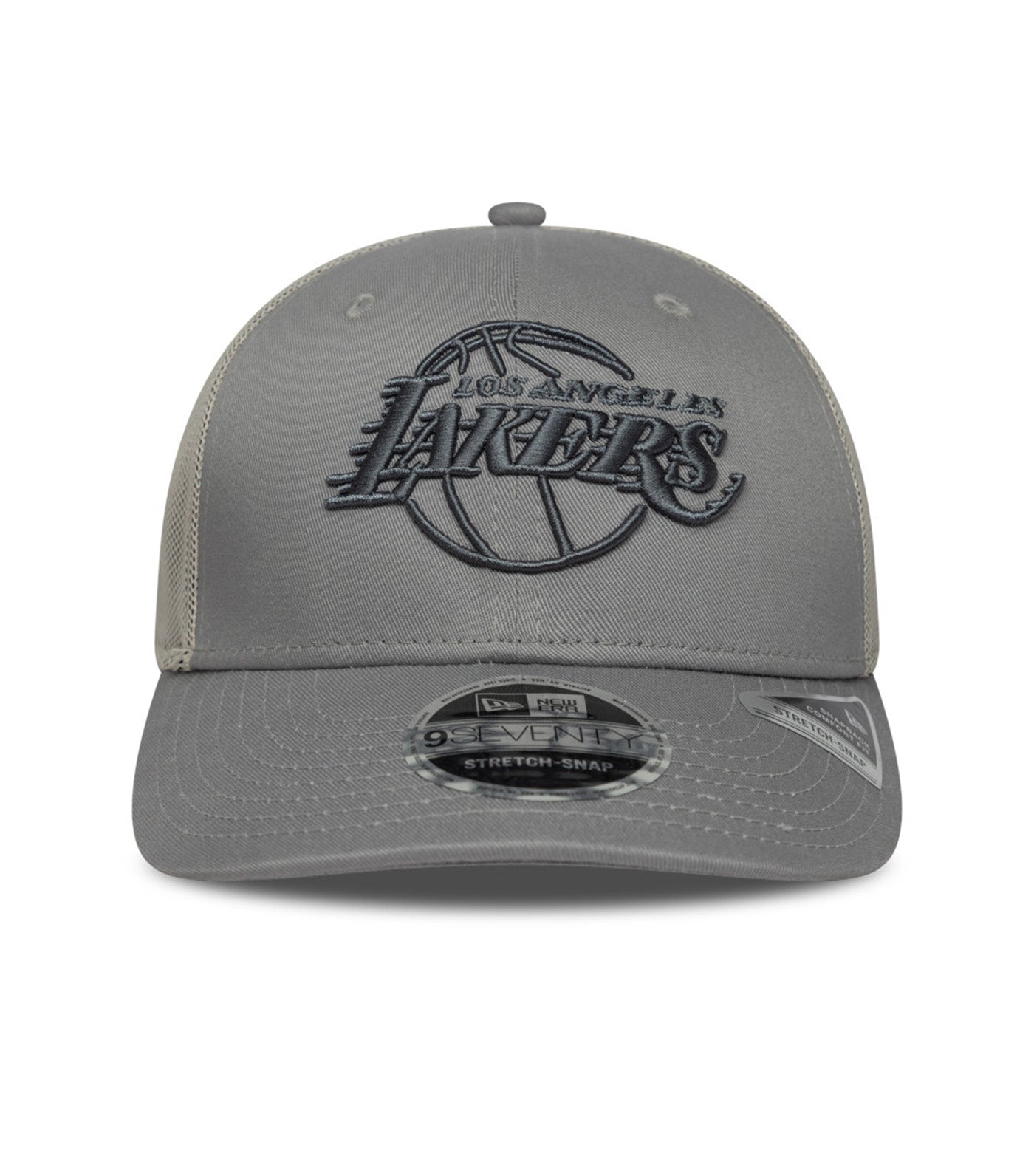Los Angeles Lakers 9SEVENTY Tonal Stretch Snapback Gray