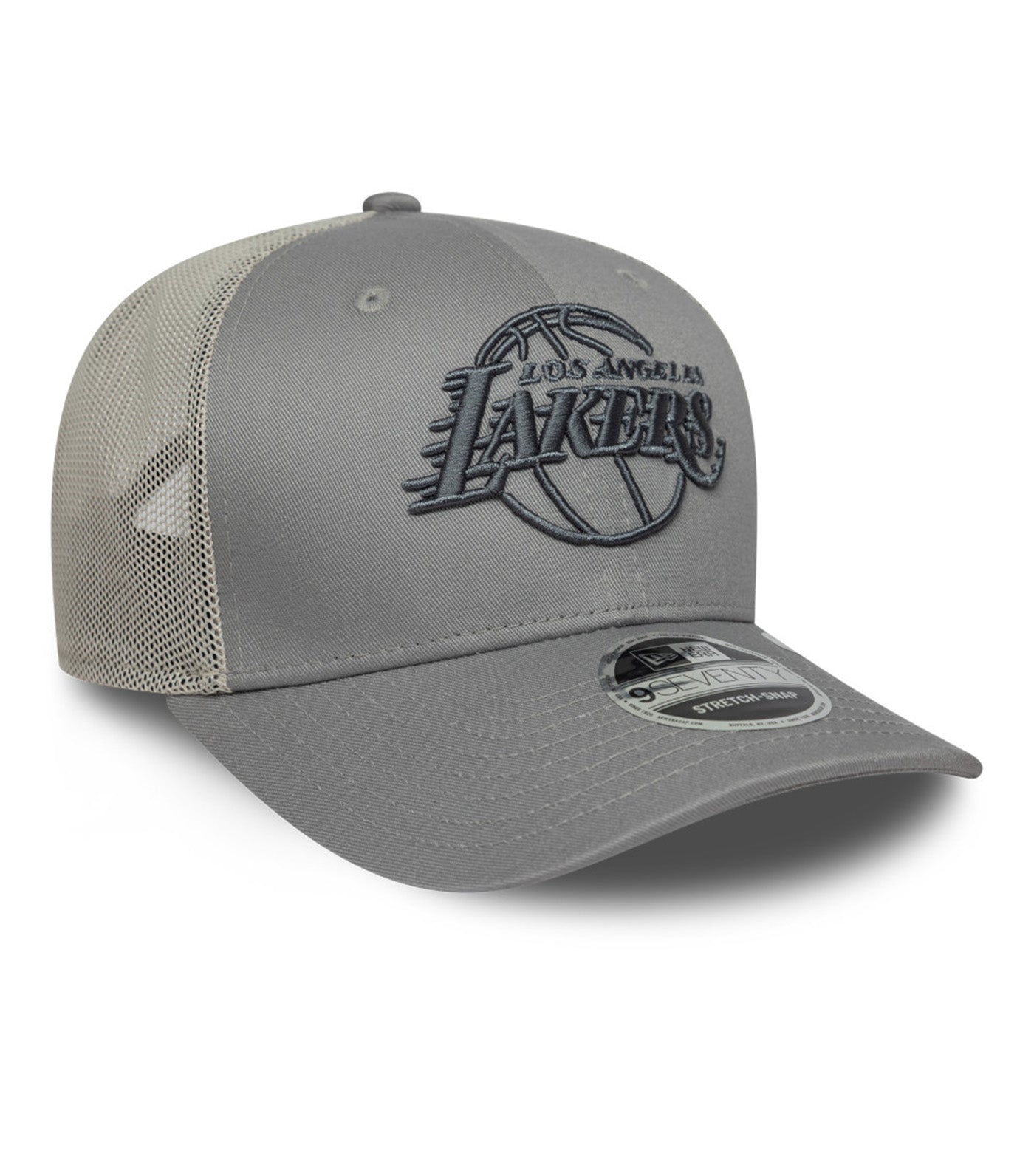 Los Angeles Lakers 9SEVENTY Tonal Stretch Snapback Gray