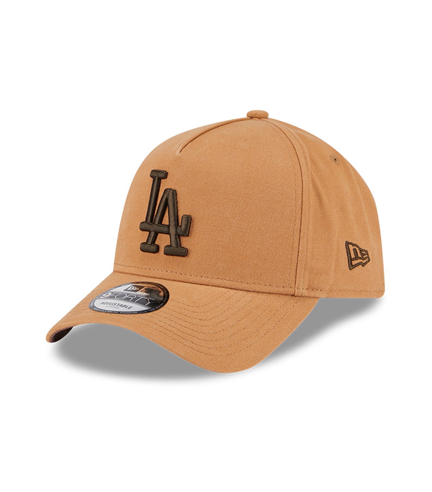 Los Angeles Dodgers 9FORTY A-Frame Adjustable Cap Washed Canvas Bronze
