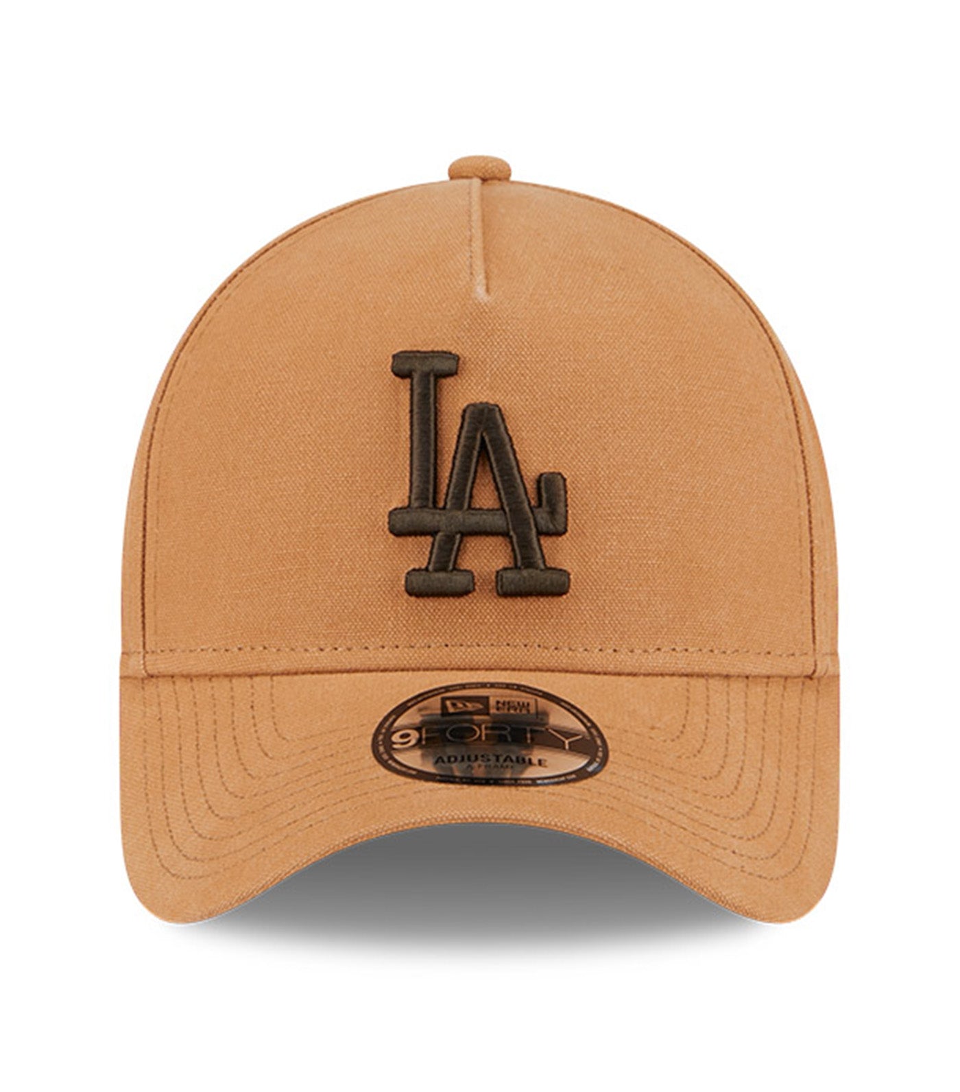 Los Angeles Dodgers 9FORTY A-Frame Adjustable Cap Washed Canvas Bronze