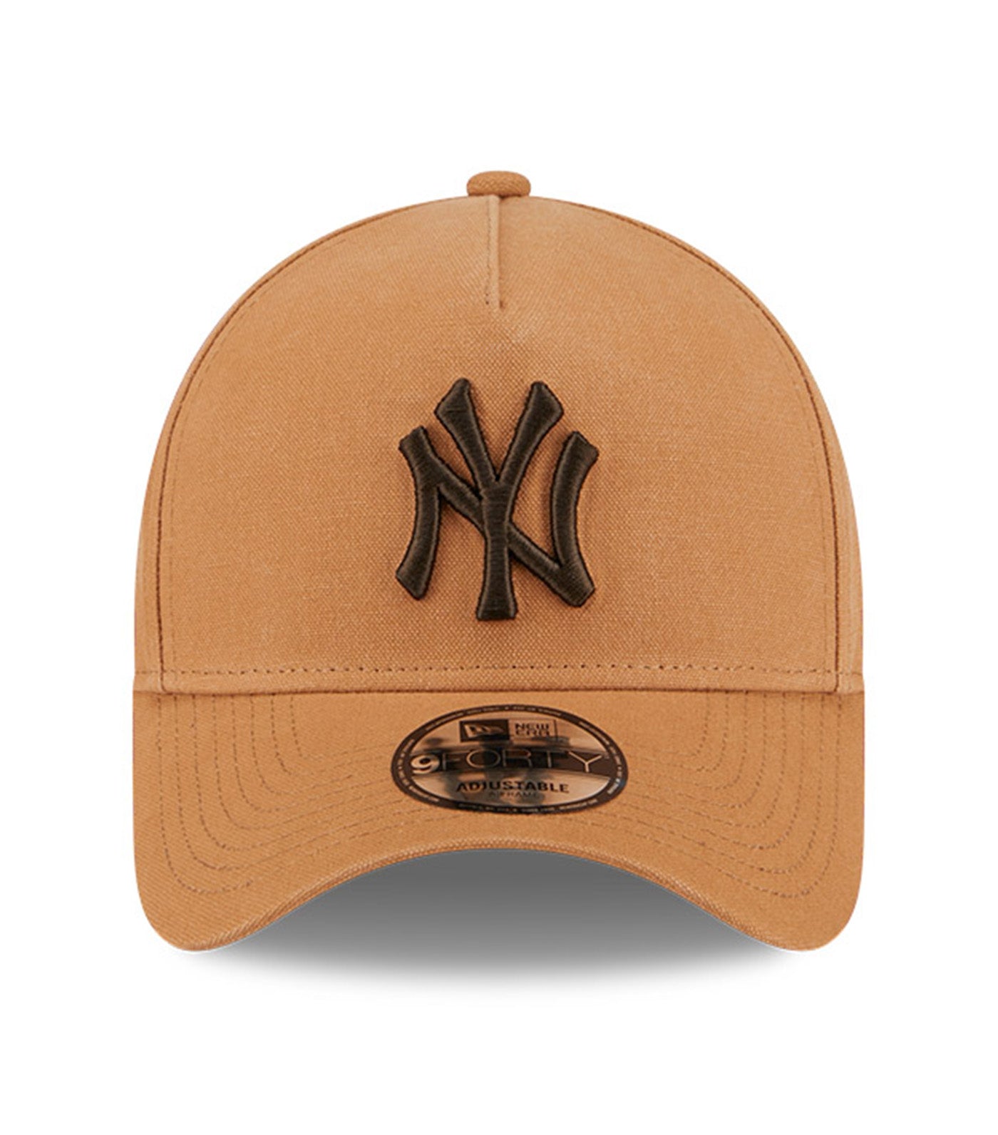 New York Yankees 9FORTY A-Frame Adjustable Cap Washed Canvas Bronze