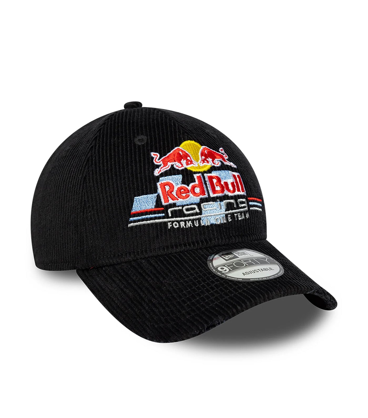 Distressed Cord Red Bull F1 9FORTY Adjustable Cap Black