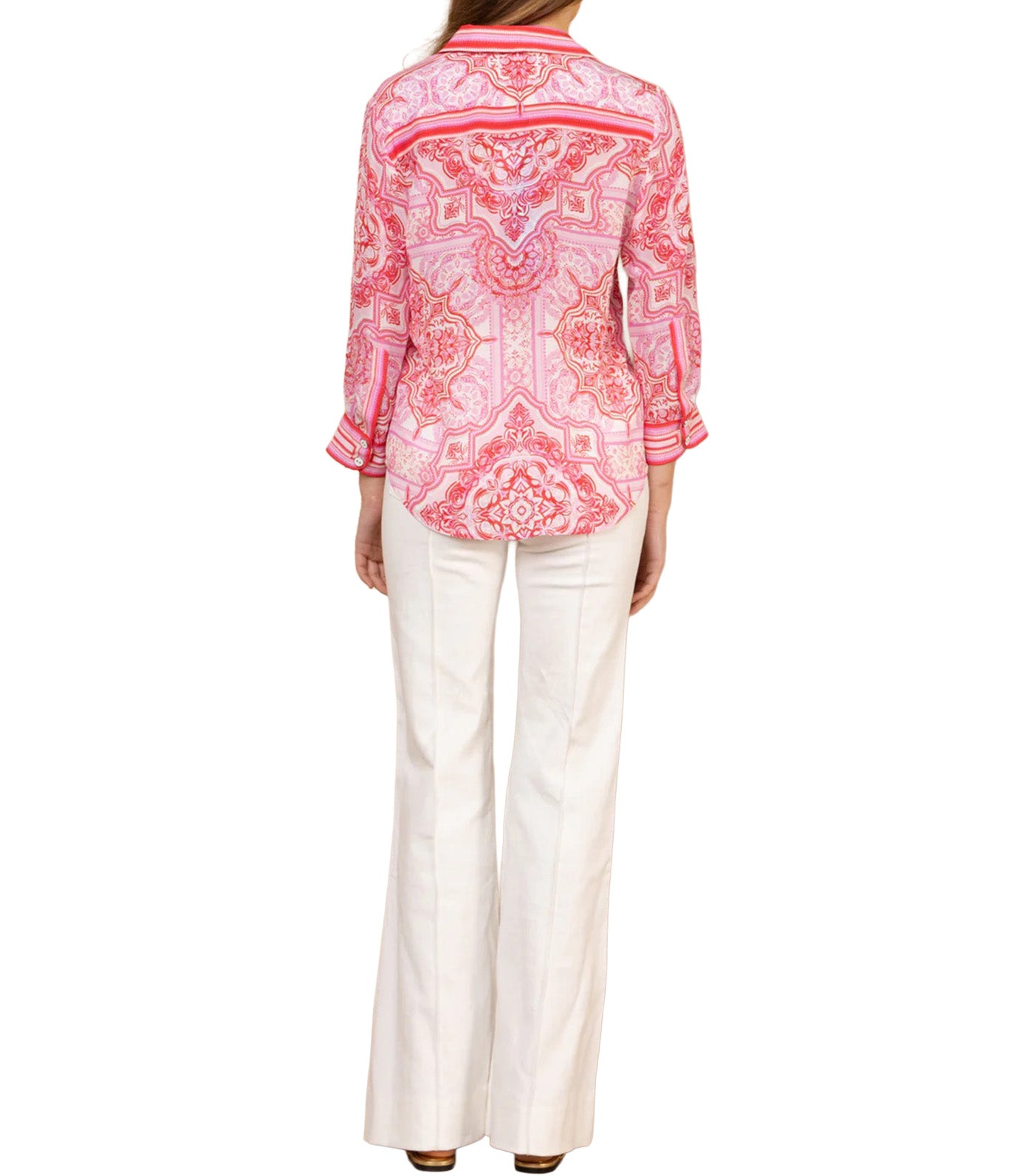 Hale Bob Fianna Silk Top Red