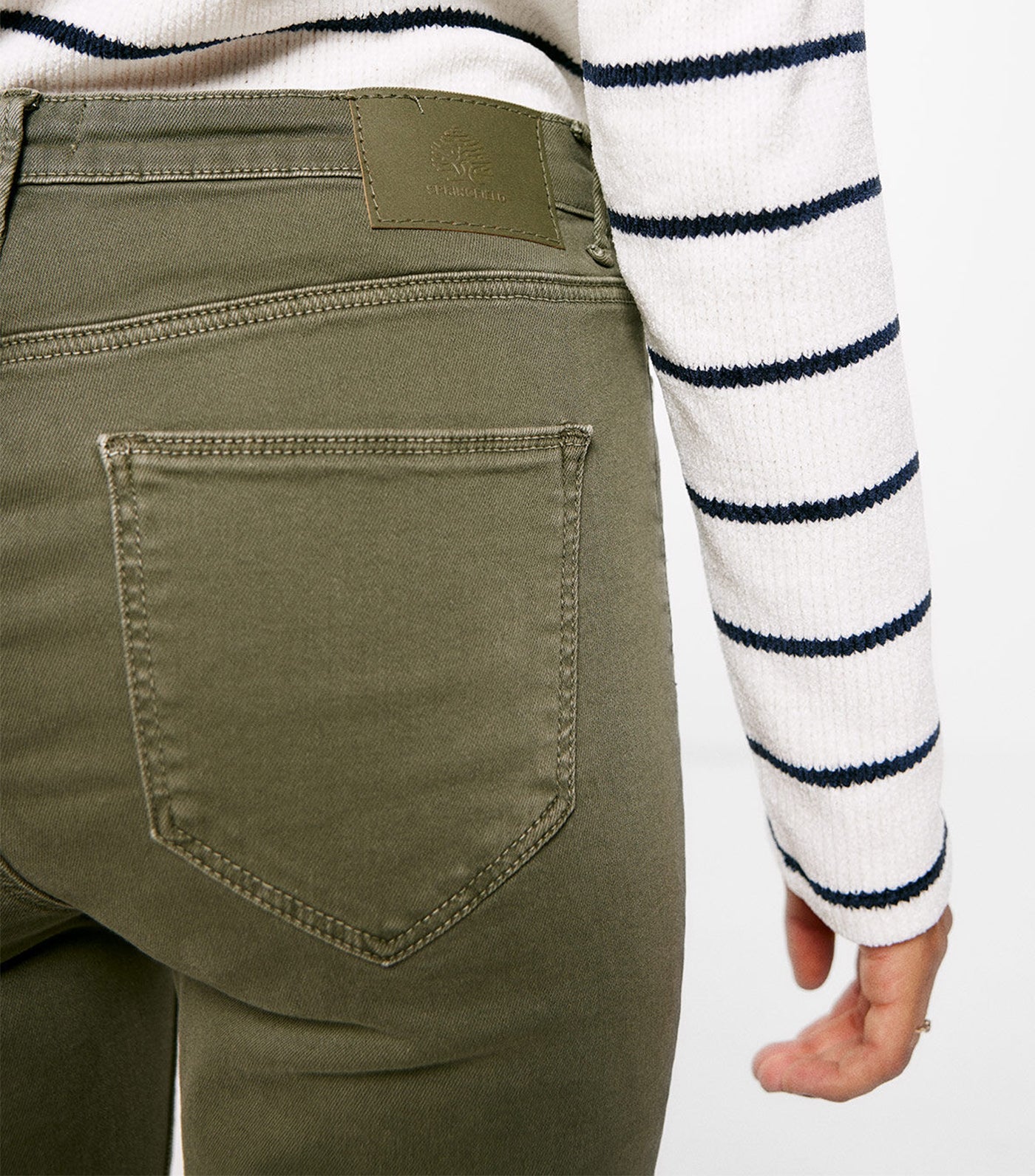 Kick Flare Jeans Sustainable Wash Khaki