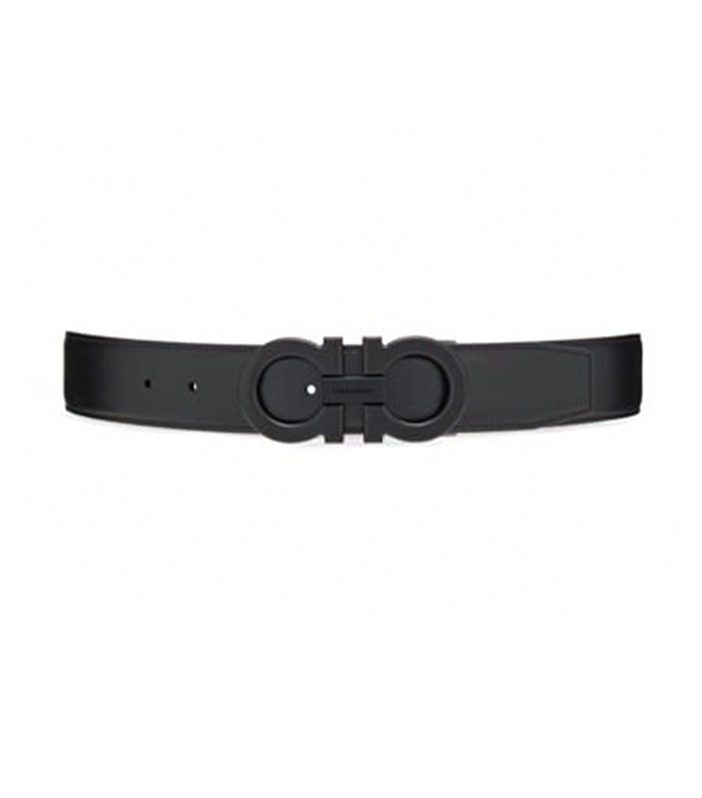 Reversible Adjustable Gancini Belt Calfskin