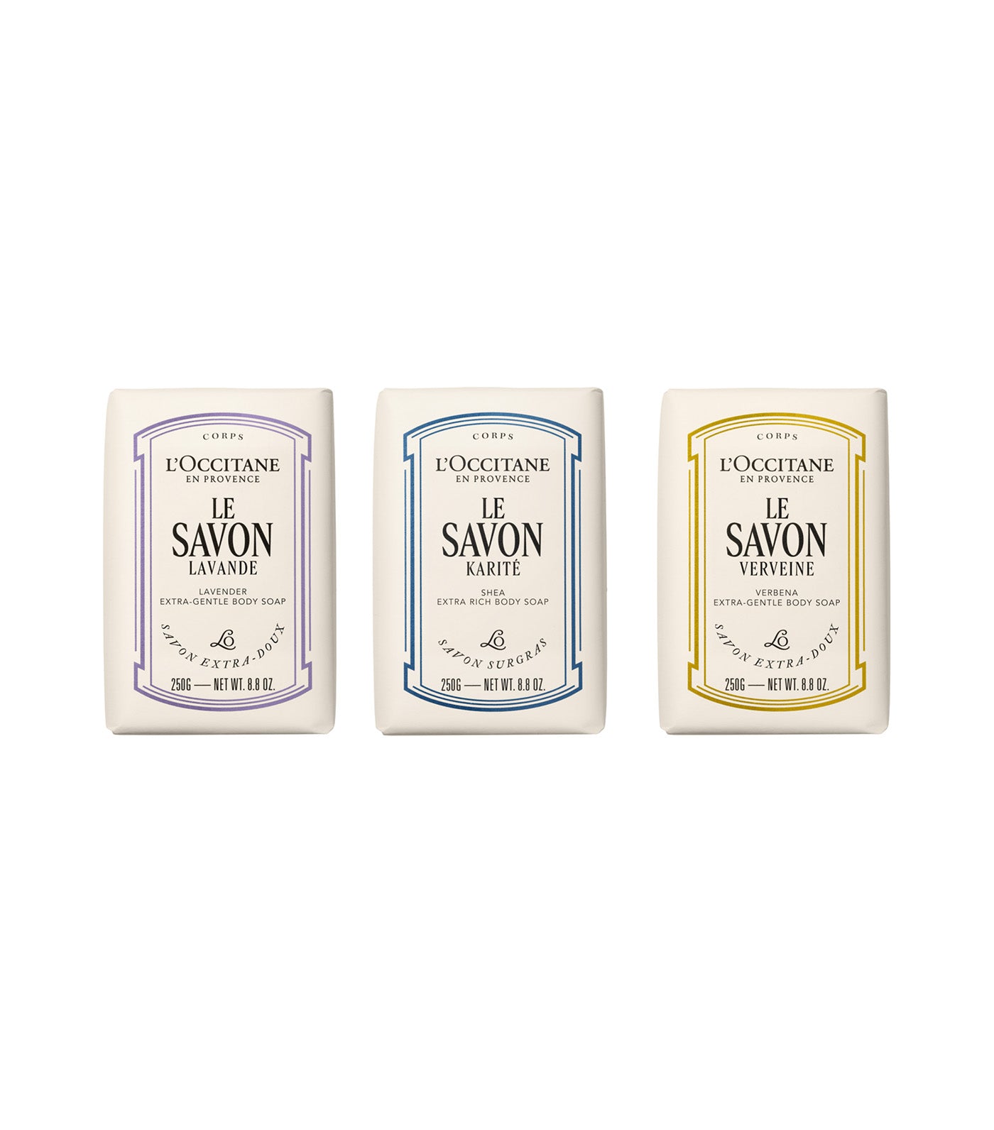 L'Occitane Shea Butter Bar Soap Bundle 250g