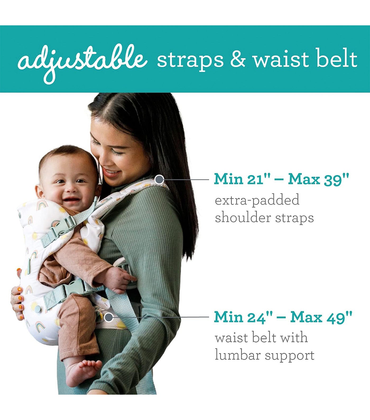 Flip 4-in-1 Convertible Carrier Rainbow