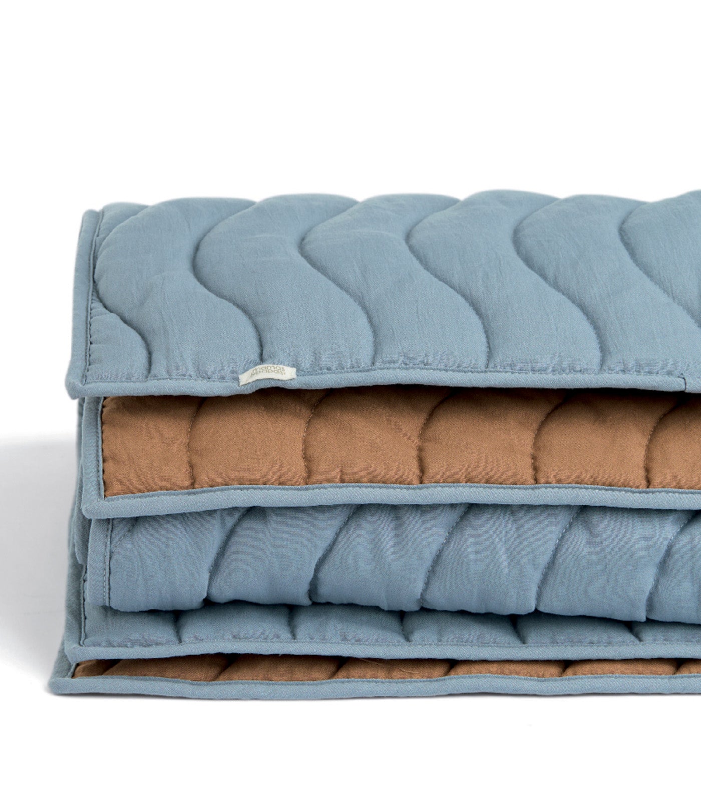 Quilt (3 Tog) - Blue Mustard Wave