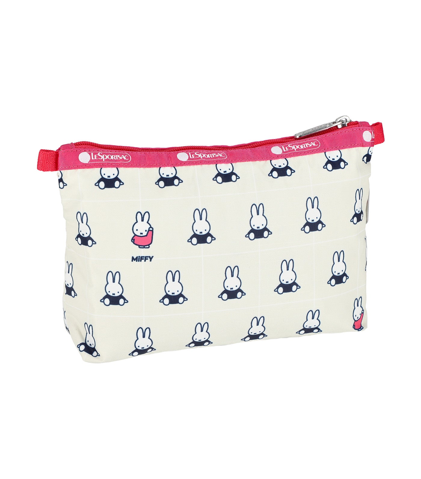 LeSportsac x Dick Bruna Cosmetic Clutch Miffy Grid Check