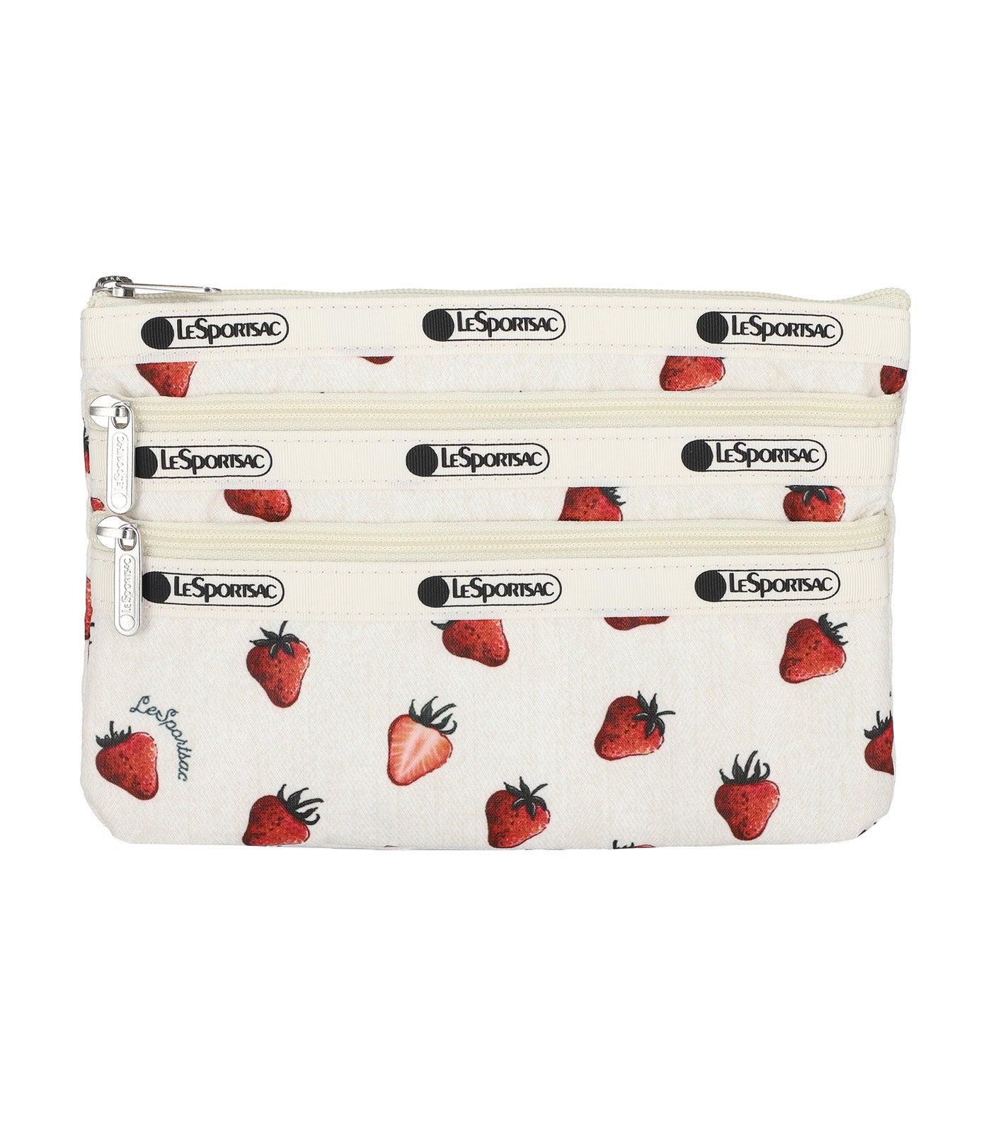 3-Zip Cosmetic Bag
