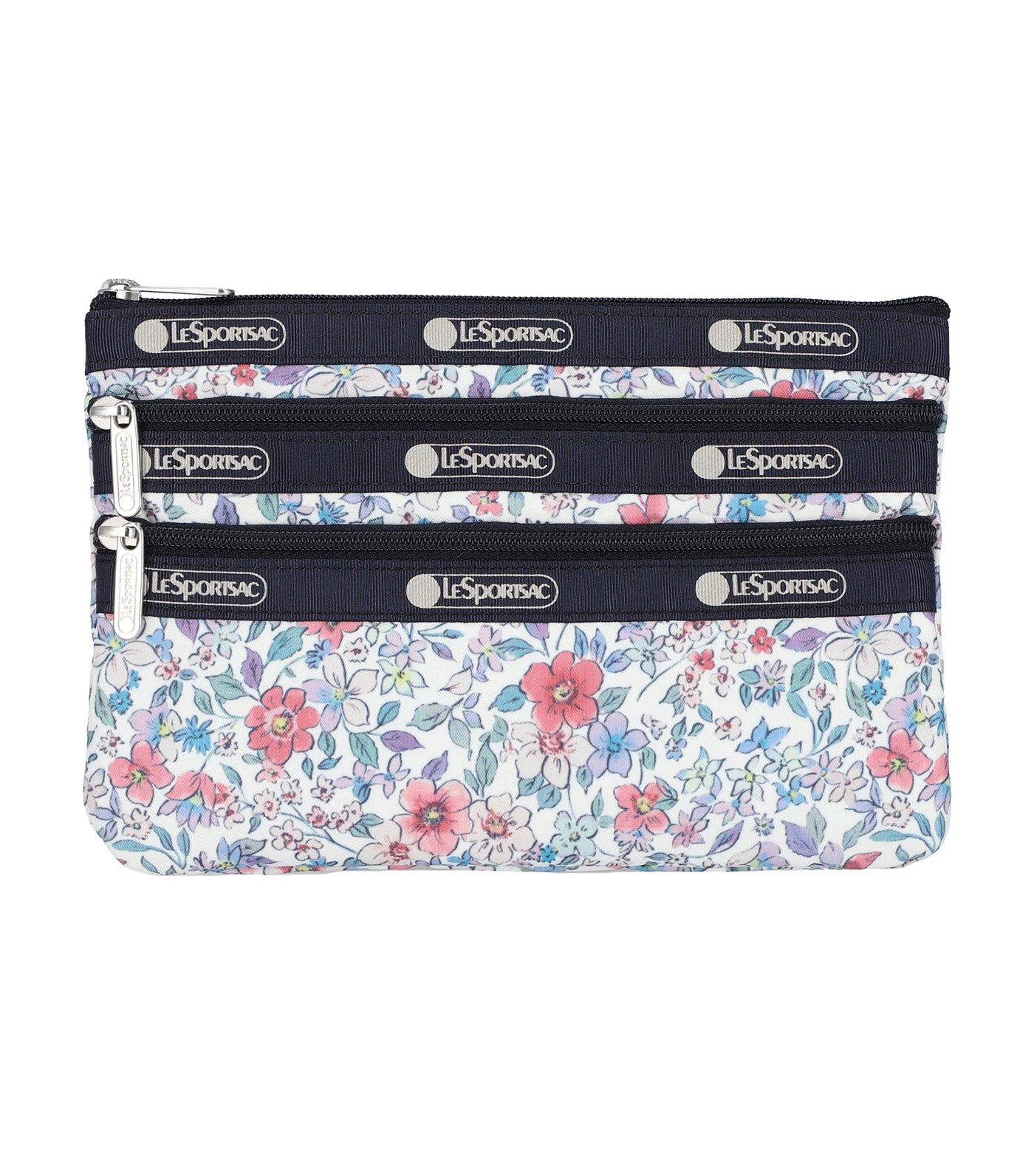 3-Zip Cosmetic Bag