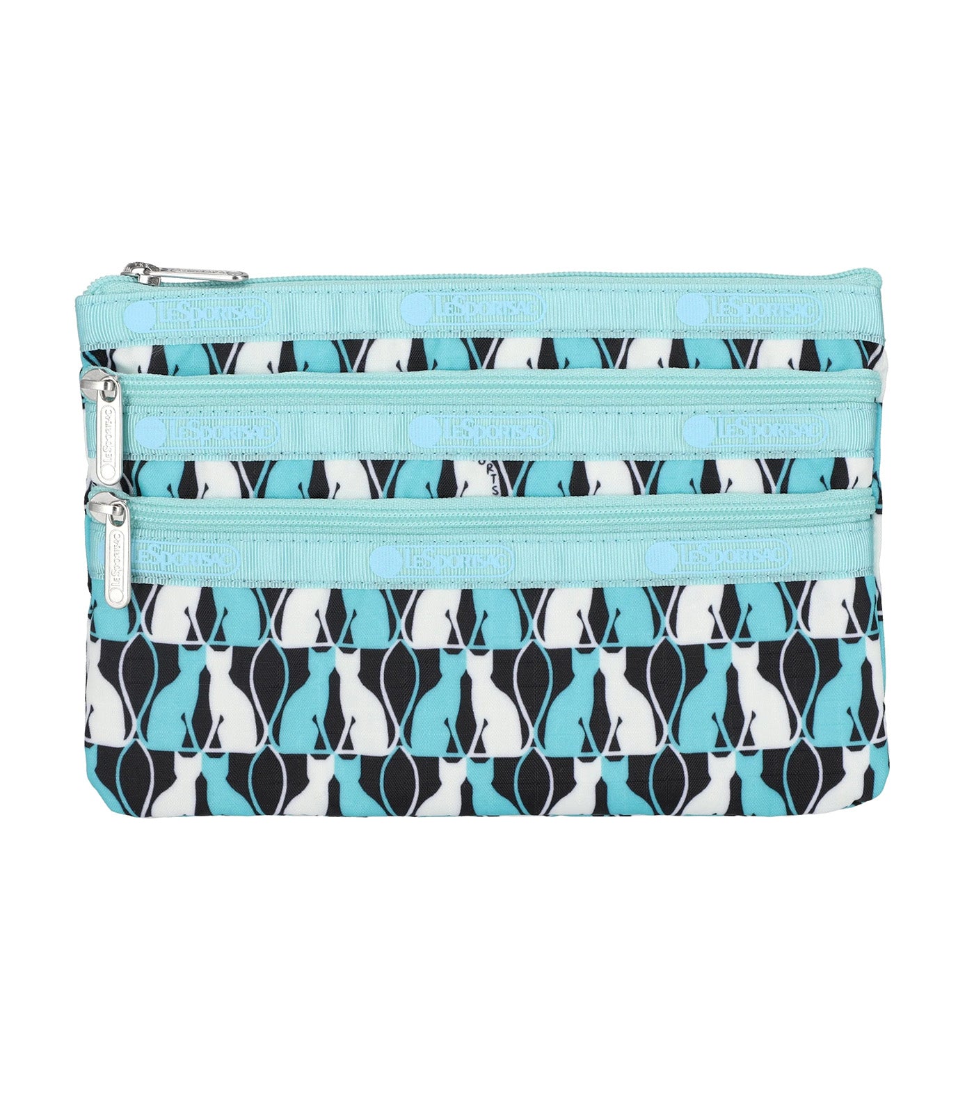 3-Zip Cosmetic Bag