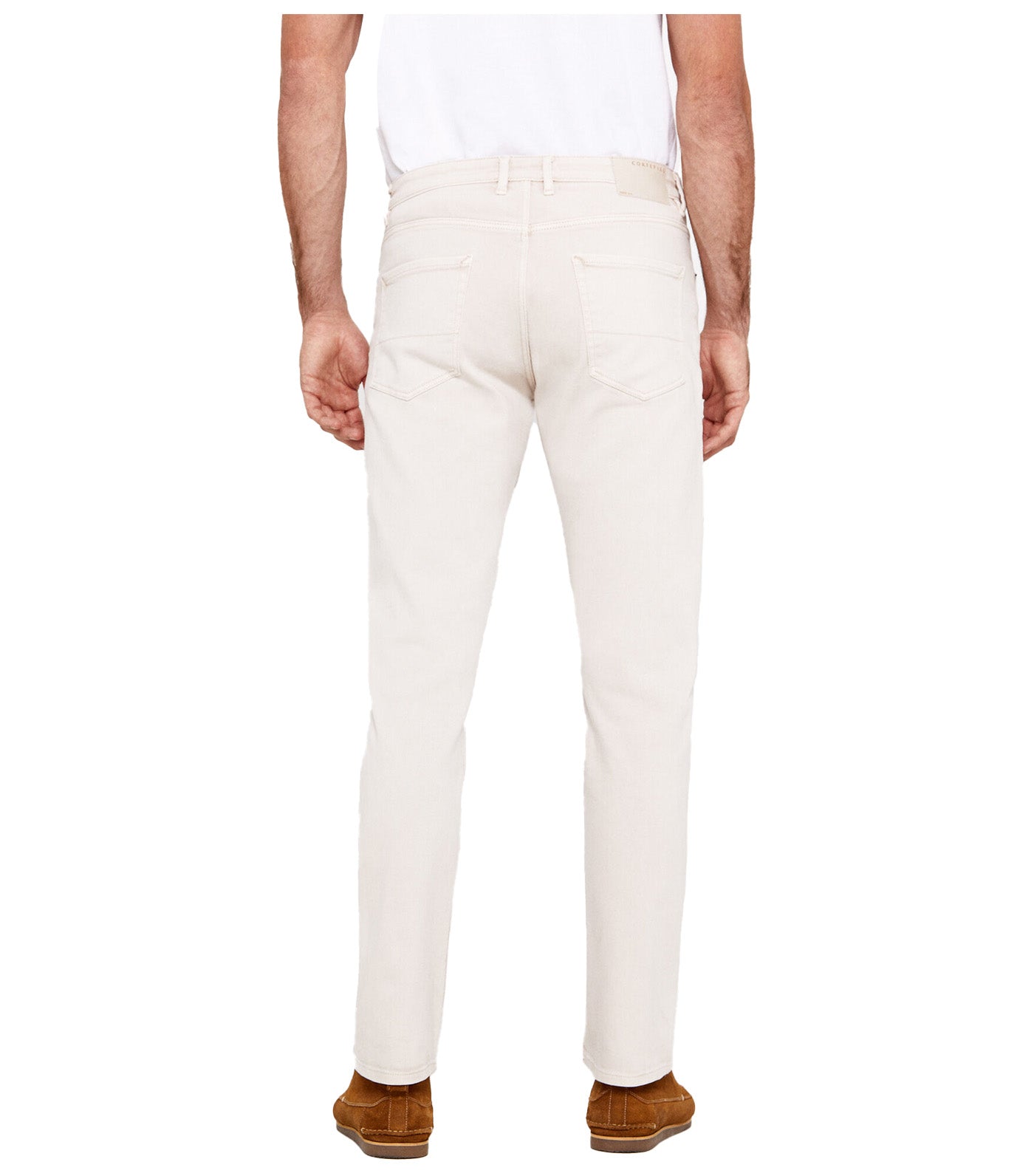 Regular Fit 5-Pocket Pants Beige