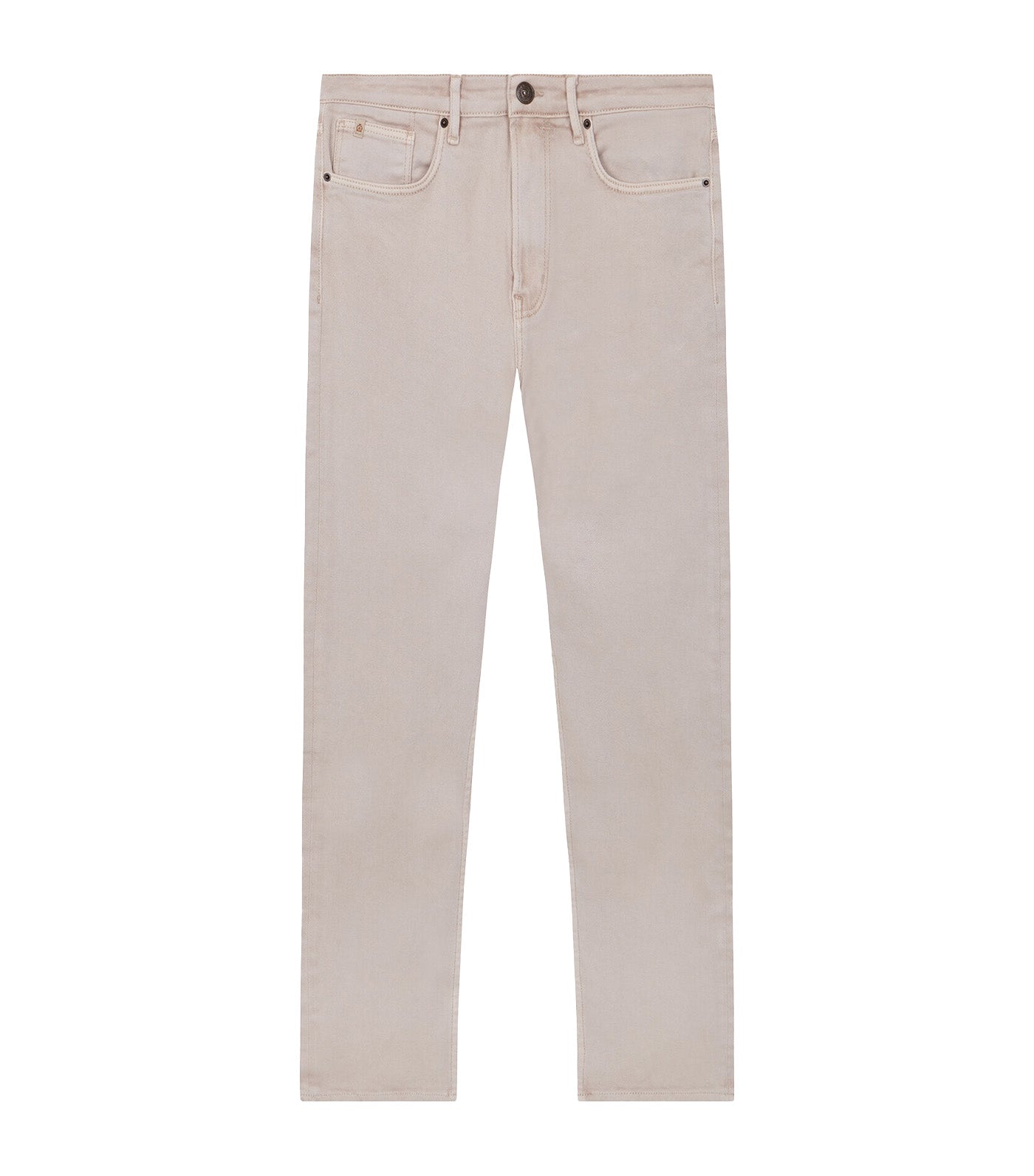Regular Fit 5-Pocket Pants Beige