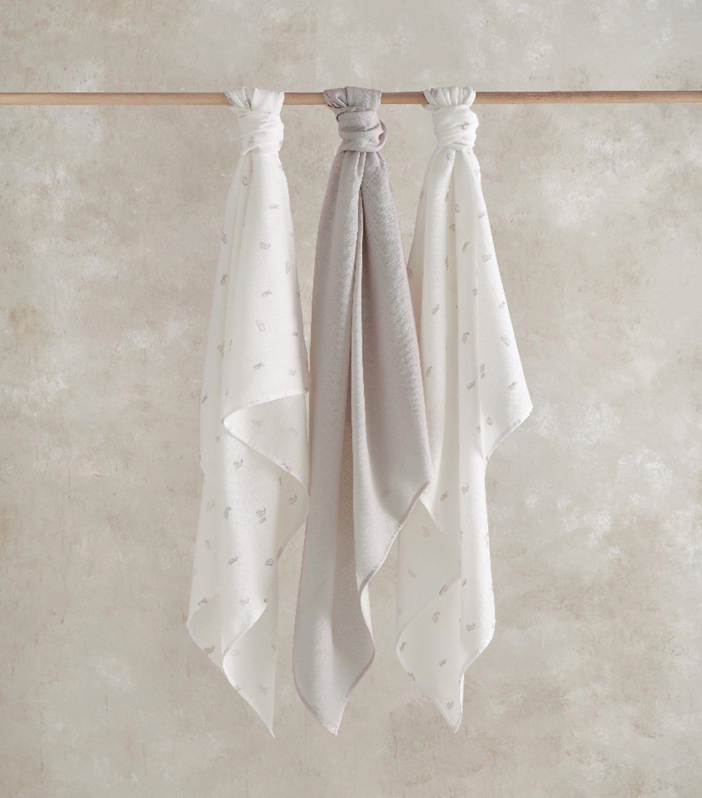 Large Muslin Squares - Set of 3