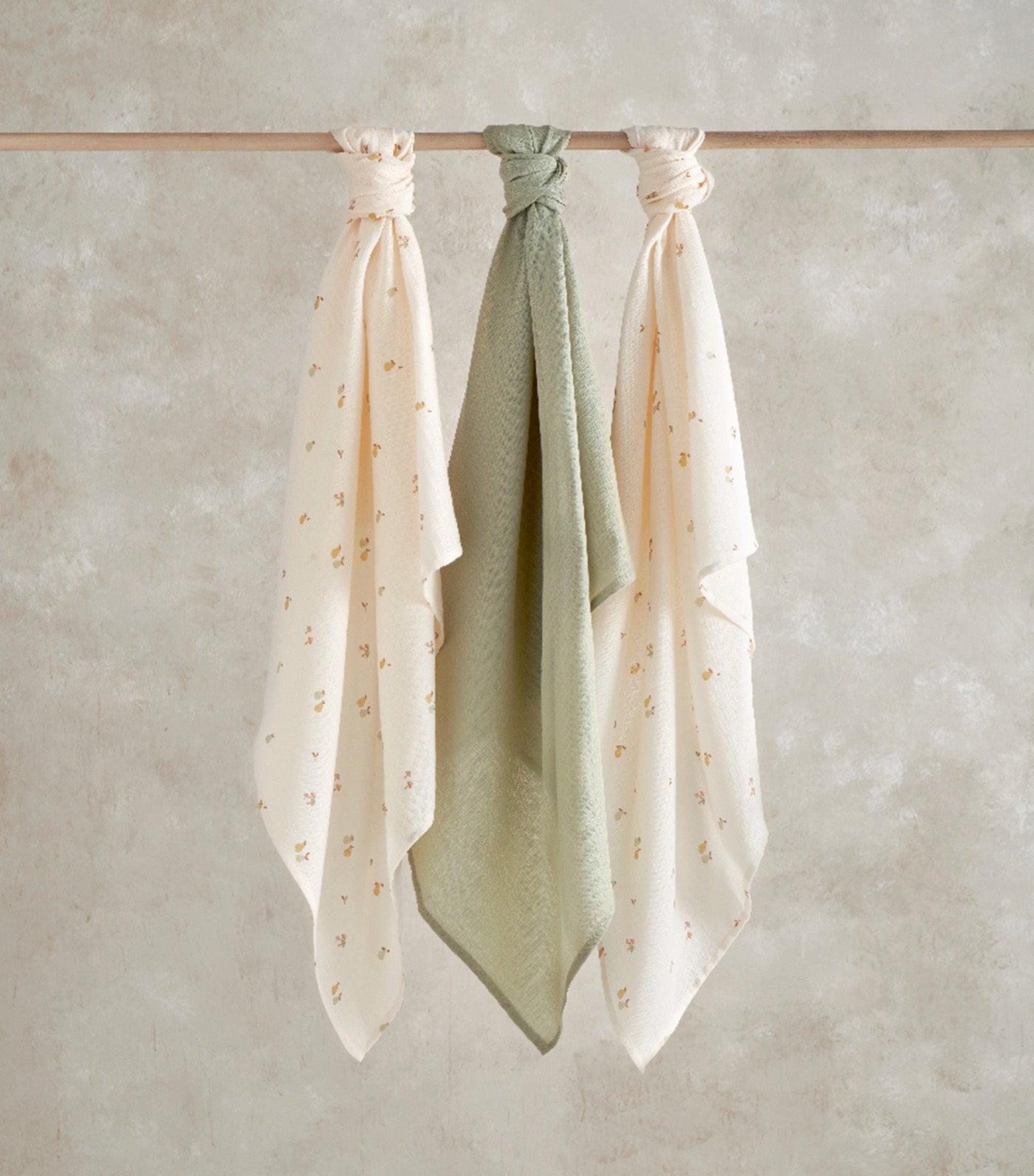 Large Muslin Squares - Set of 3