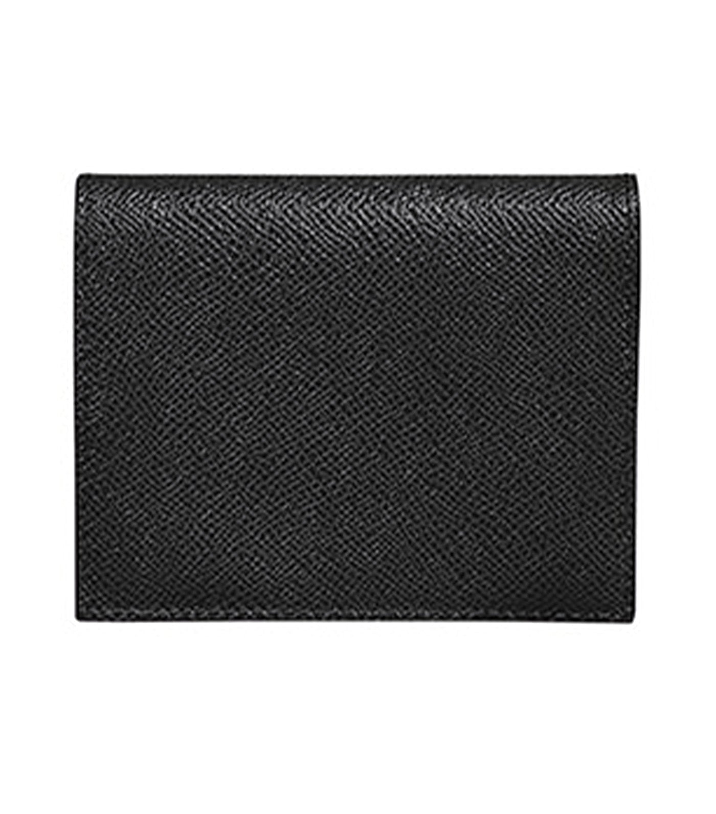 Gancini Compact Wallet Black