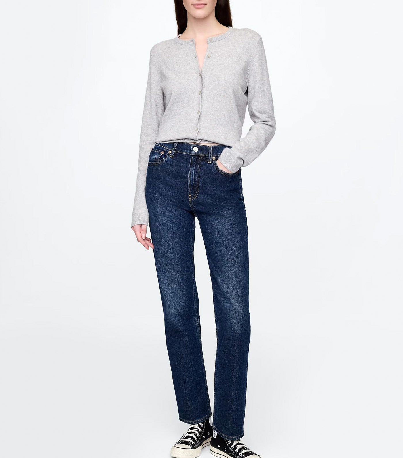 High Rise '90s Slim Straight Jeans