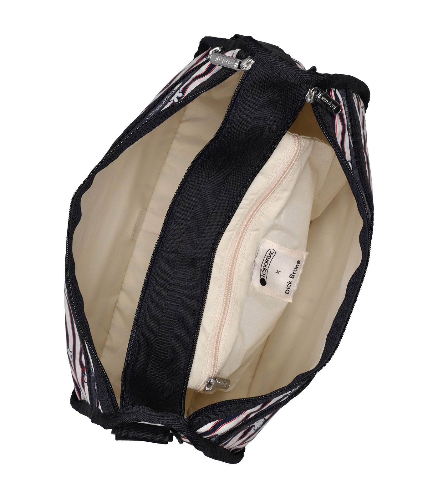 LeSportsac x Dick Bruna Deluxe Everyday Bag Miffy All Over Stripes