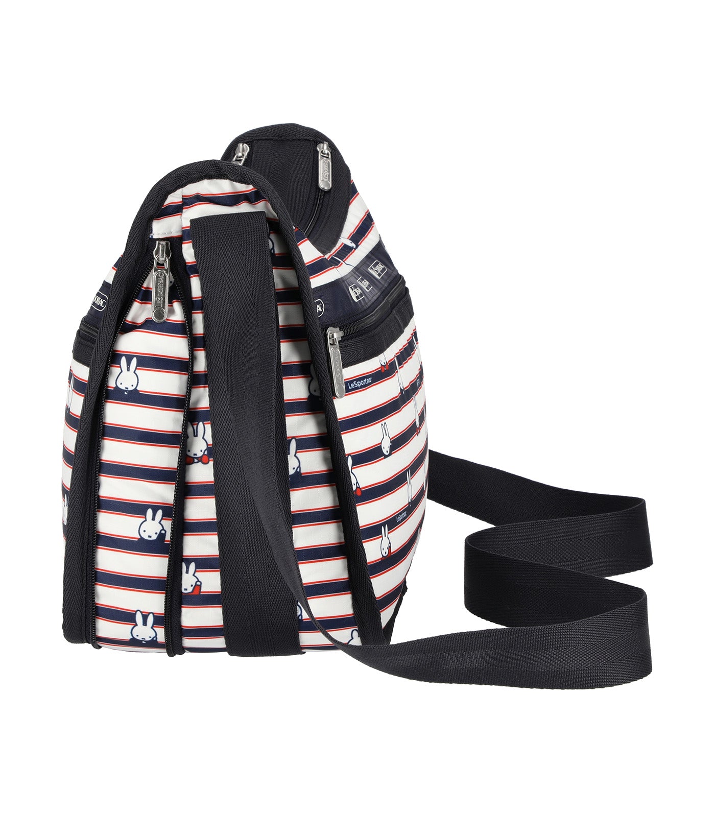 LeSportsac x Dick Bruna Deluxe Everyday Bag Miffy All Over Stripes