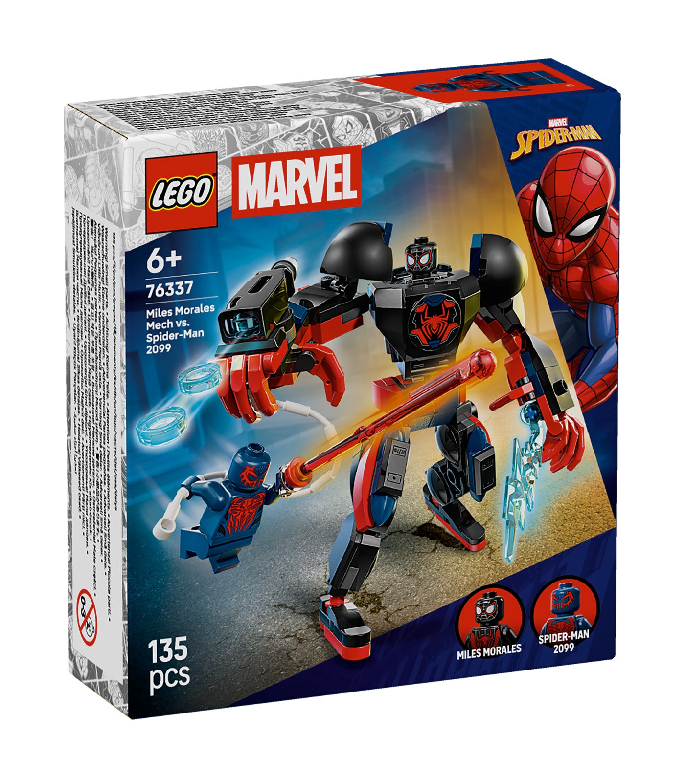 Miles Morales Mech vs. Spider-Man 2099