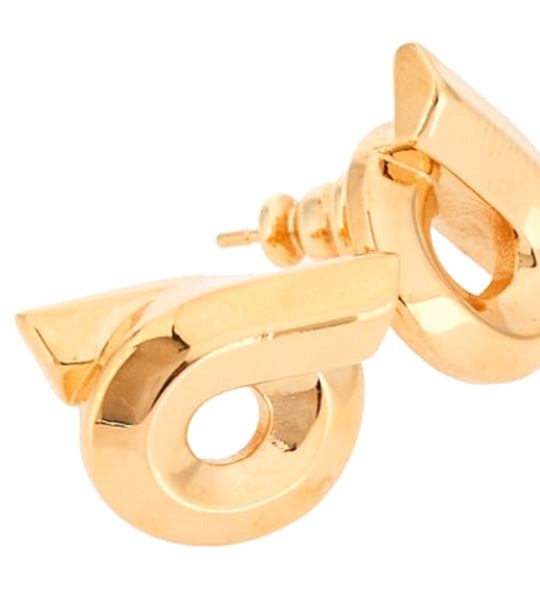 Gancini Earrings Gold