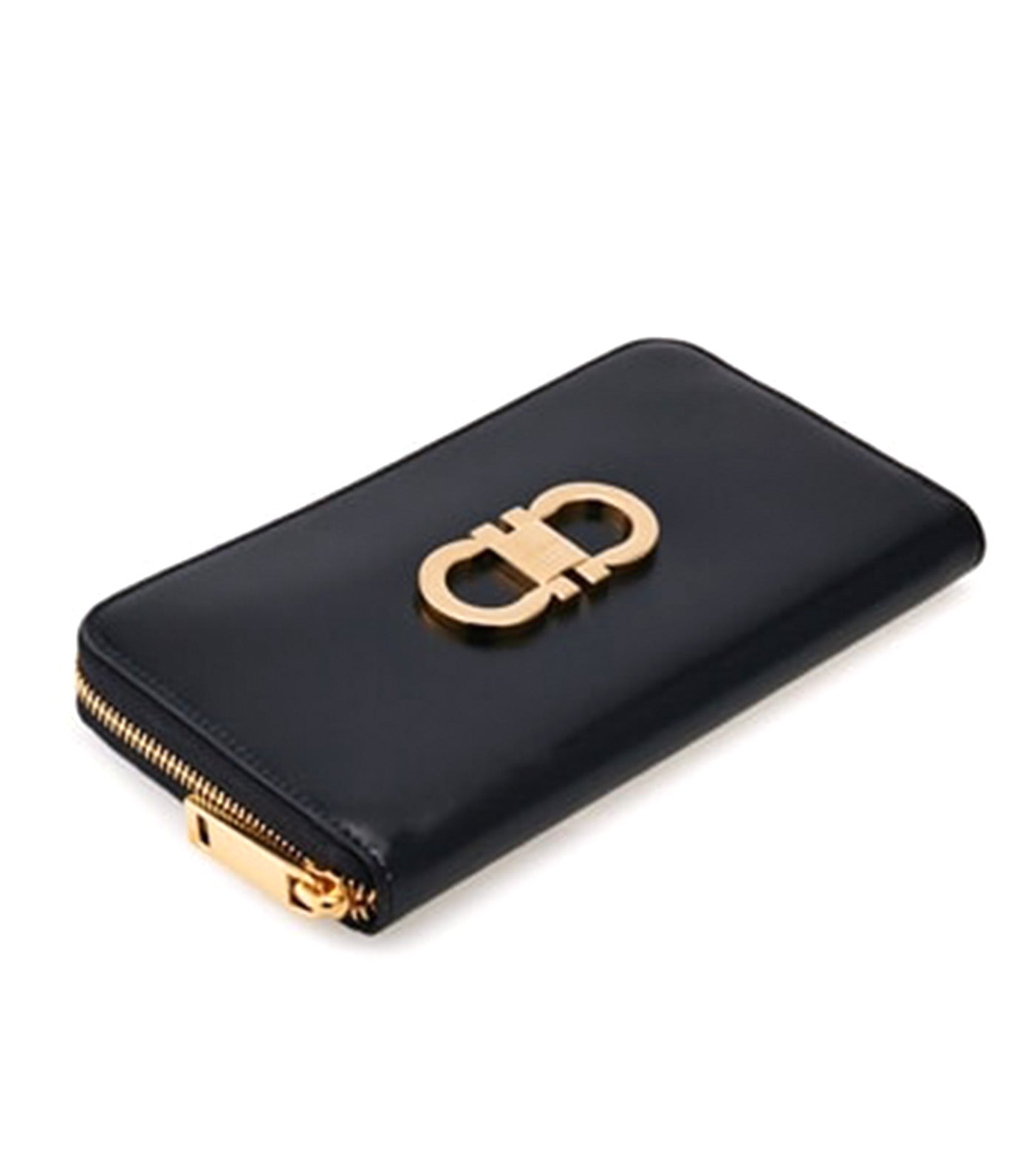 Gancini Continental Wallet Black/Flame Red