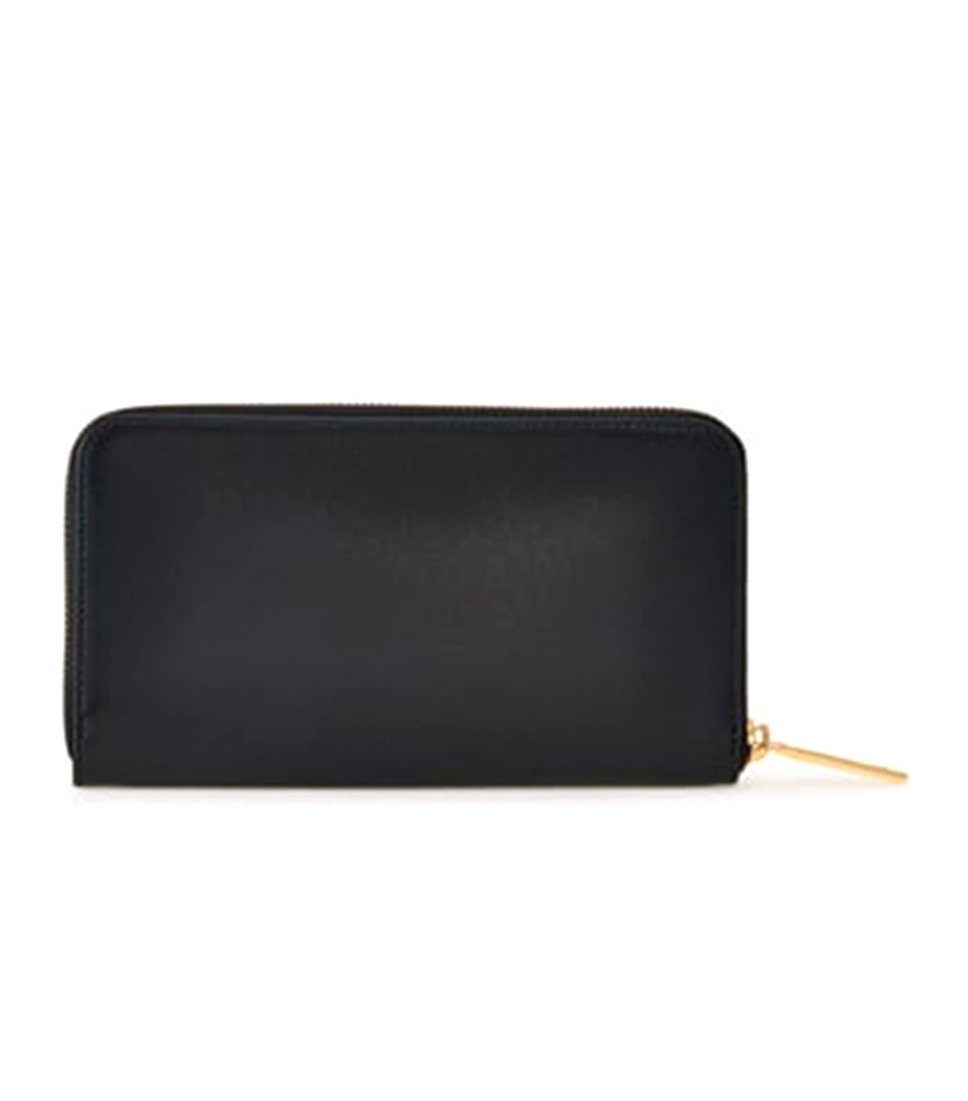 Gancini Continental Wallet Black/Flame Red