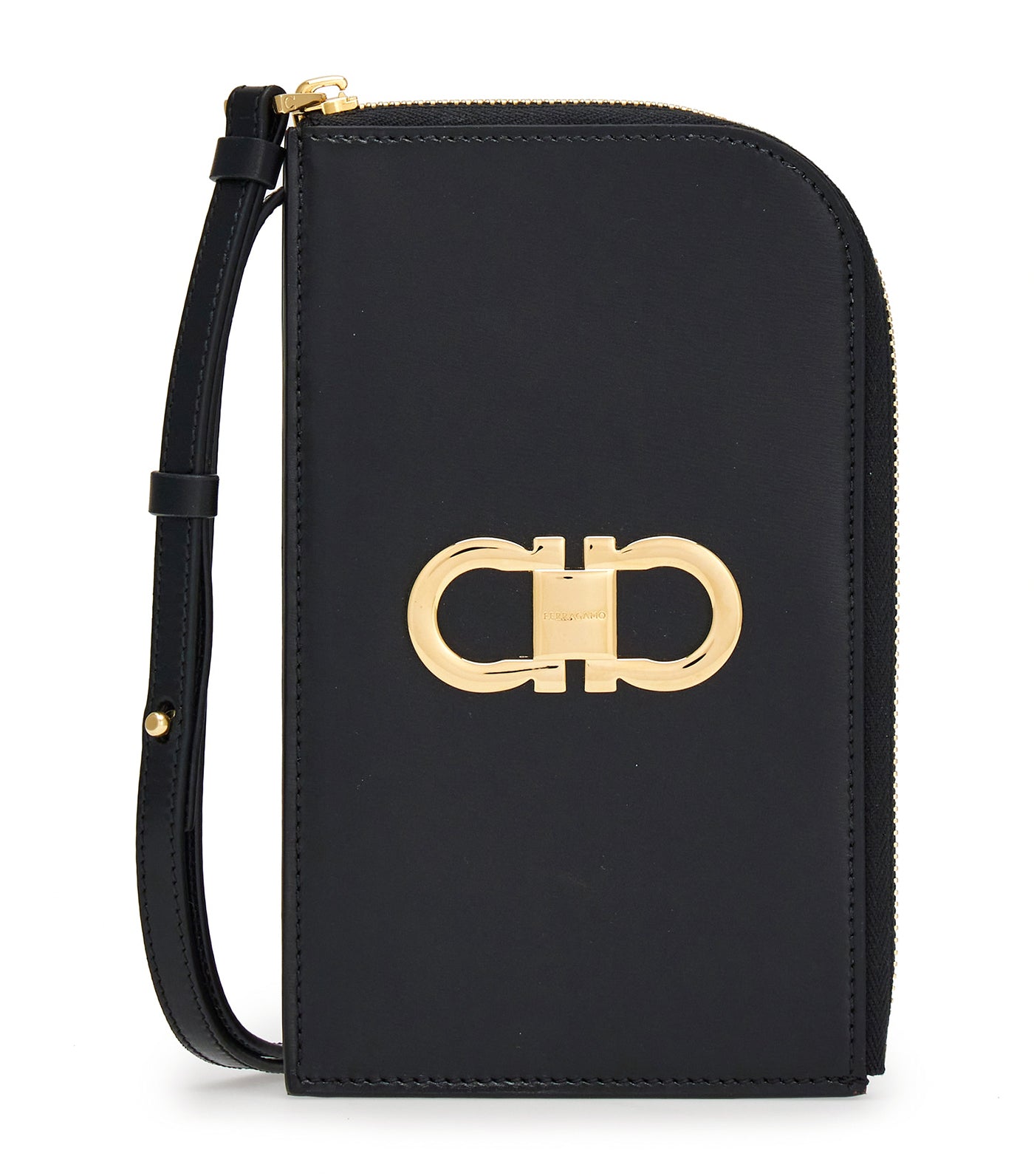 Gancini Smartphone Holder Black/Flame Red