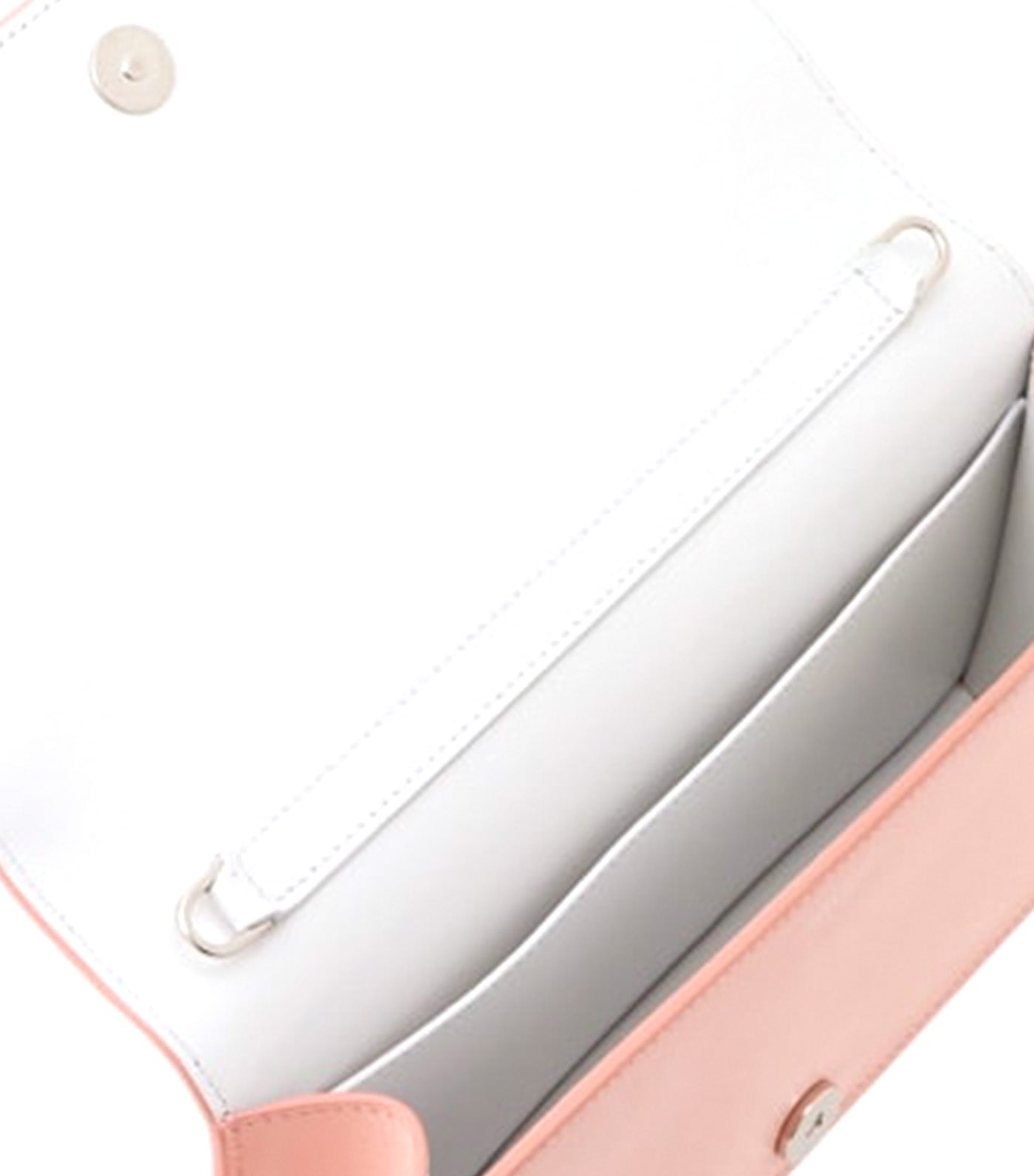 Double Gancini Mini Bag Nylund Pink/Optic White