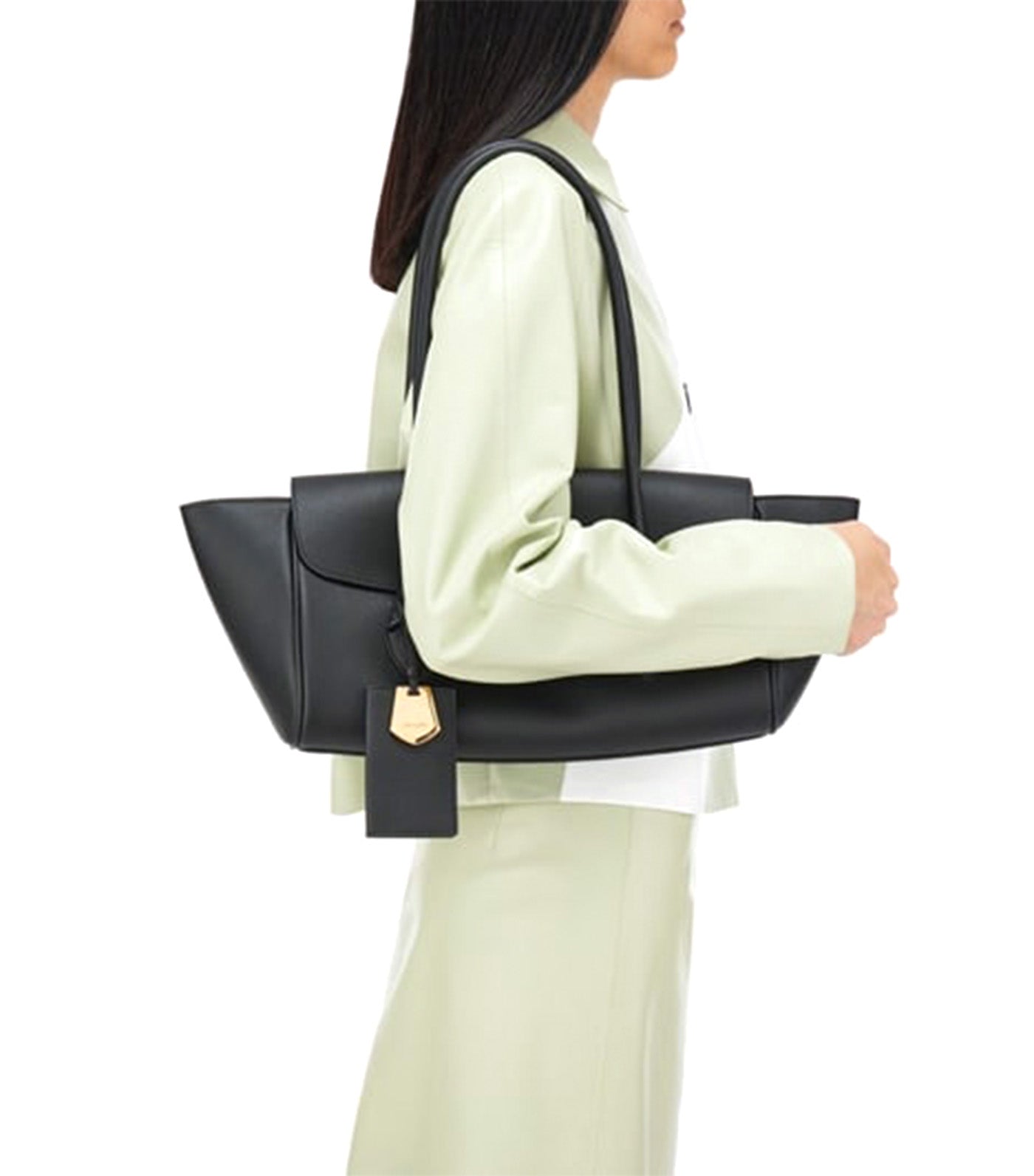 East-West Tote Bag (M) Black