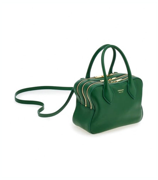 Handbag (S) Calfskin Forest Green