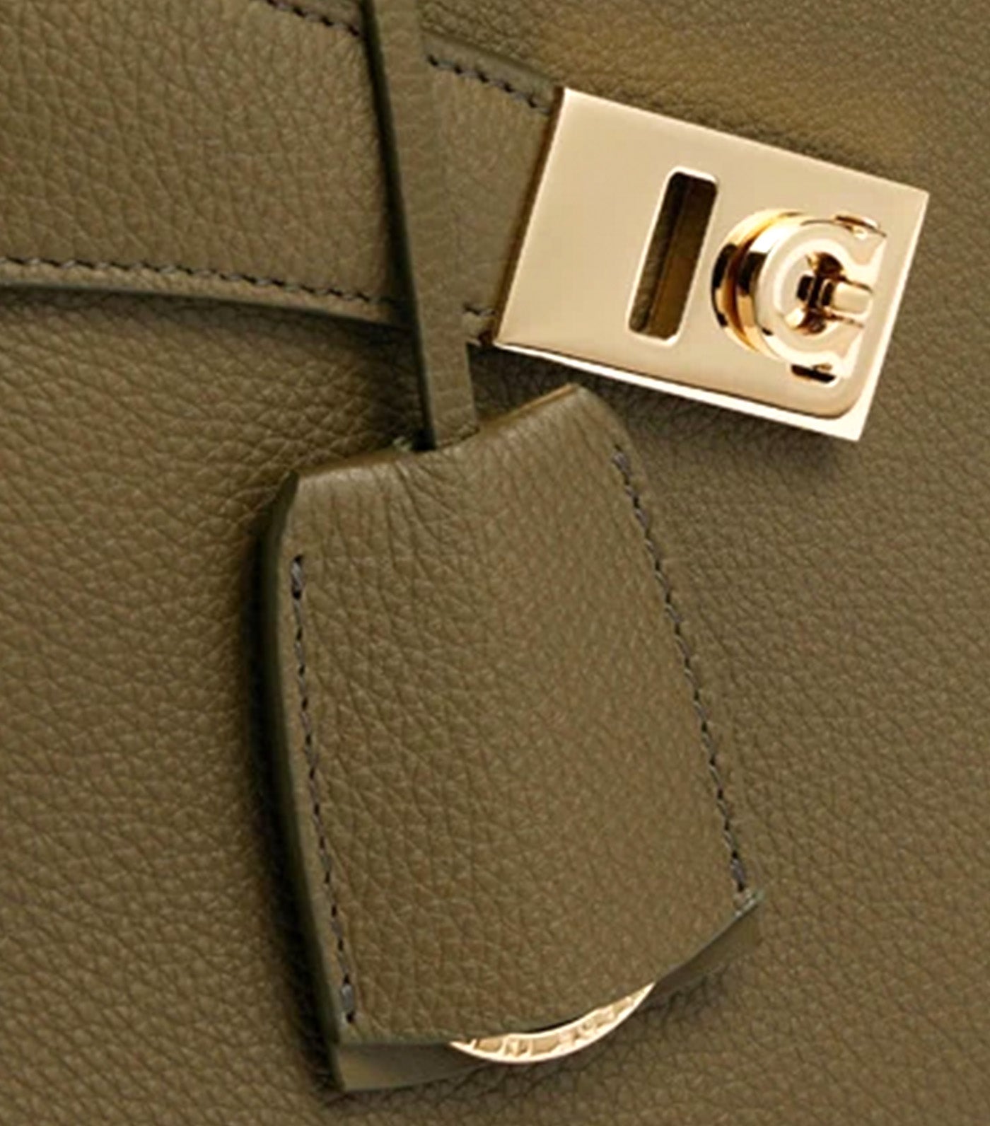 Hug Handbag (L) Olive Green