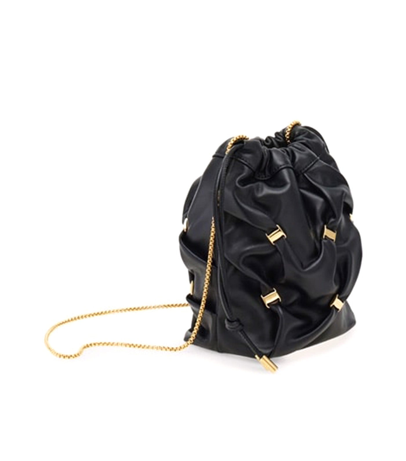 Mini Bucket Bag with Vara Bows Black